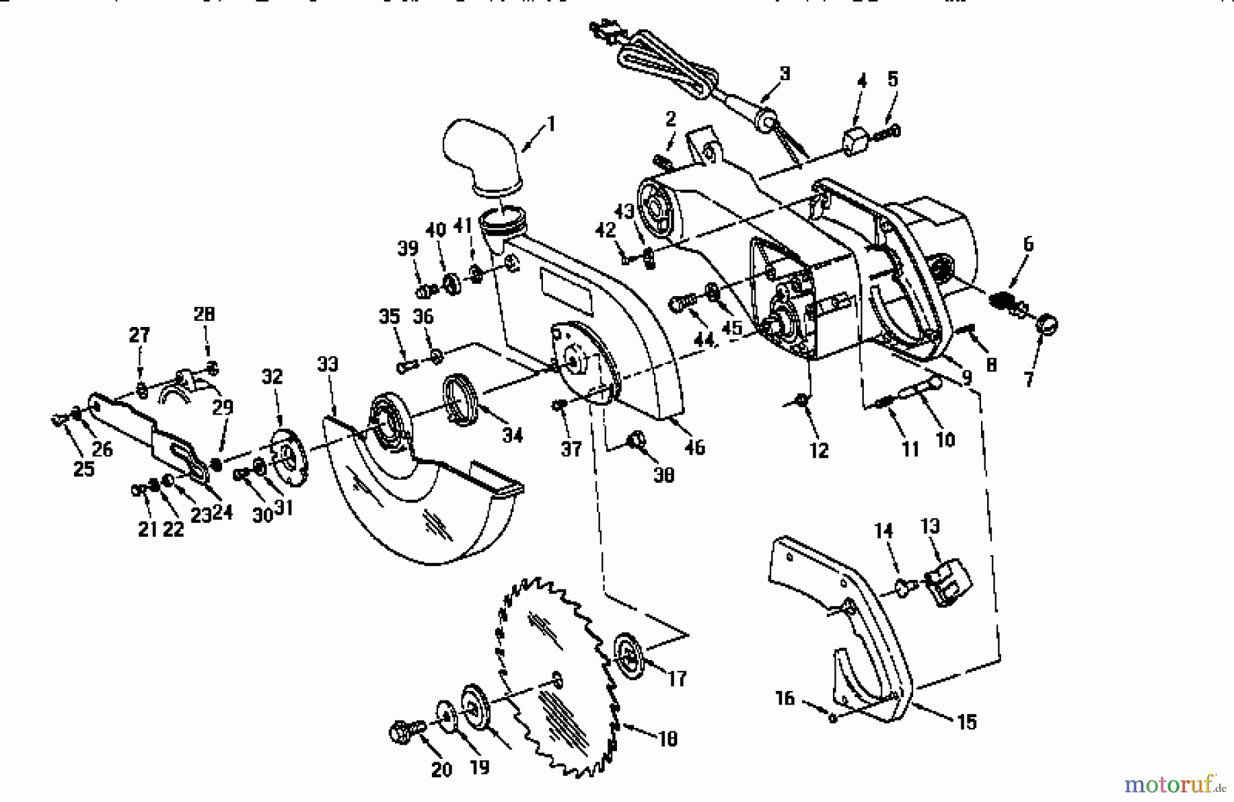  CRAFTSMAN Divers 8 1/4 COMP.MITER SW 113.234940 Seite 3
