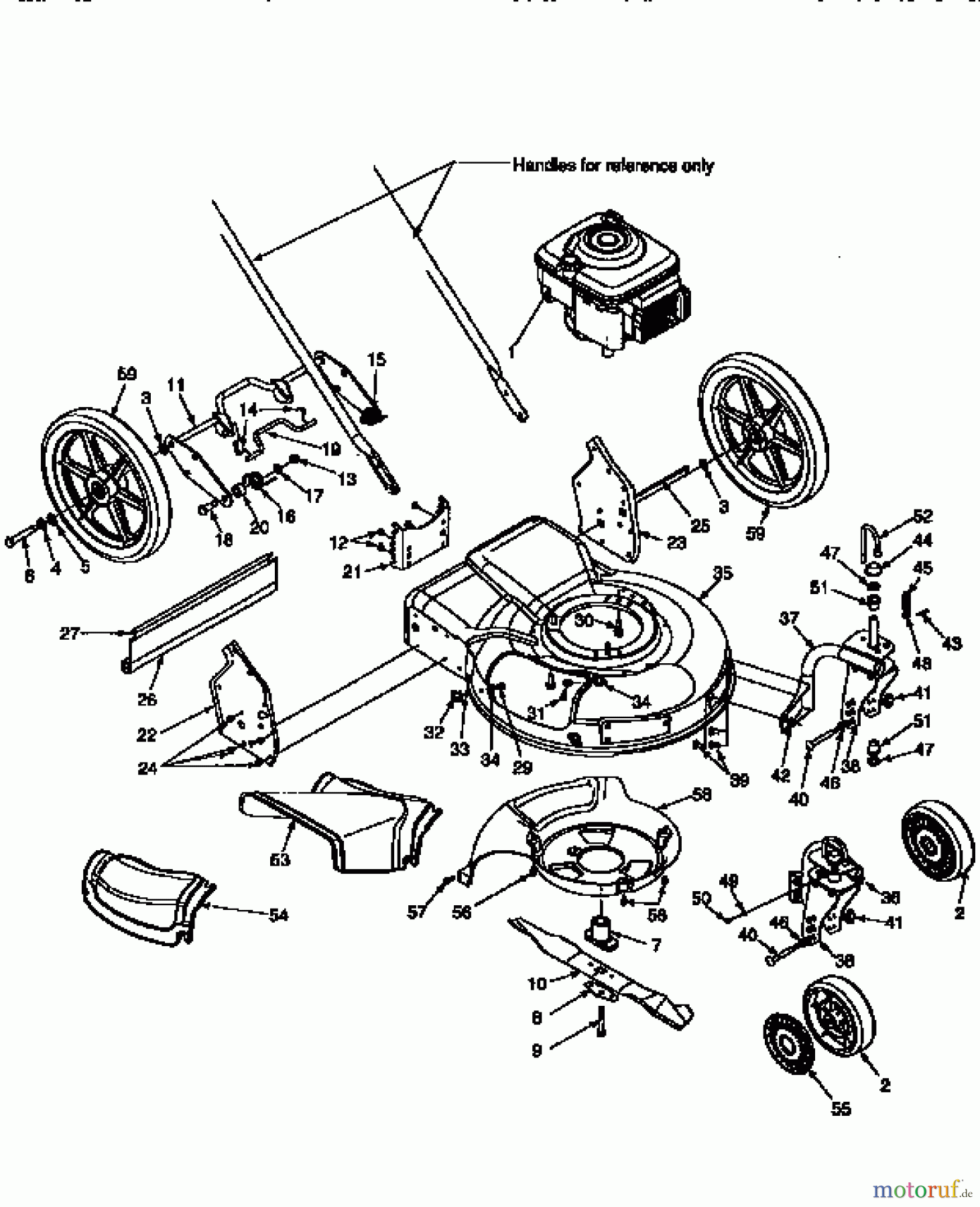 CRAFTSMAN Divers GAS PUSH LAWNMOWER 247.370320 Seite 2