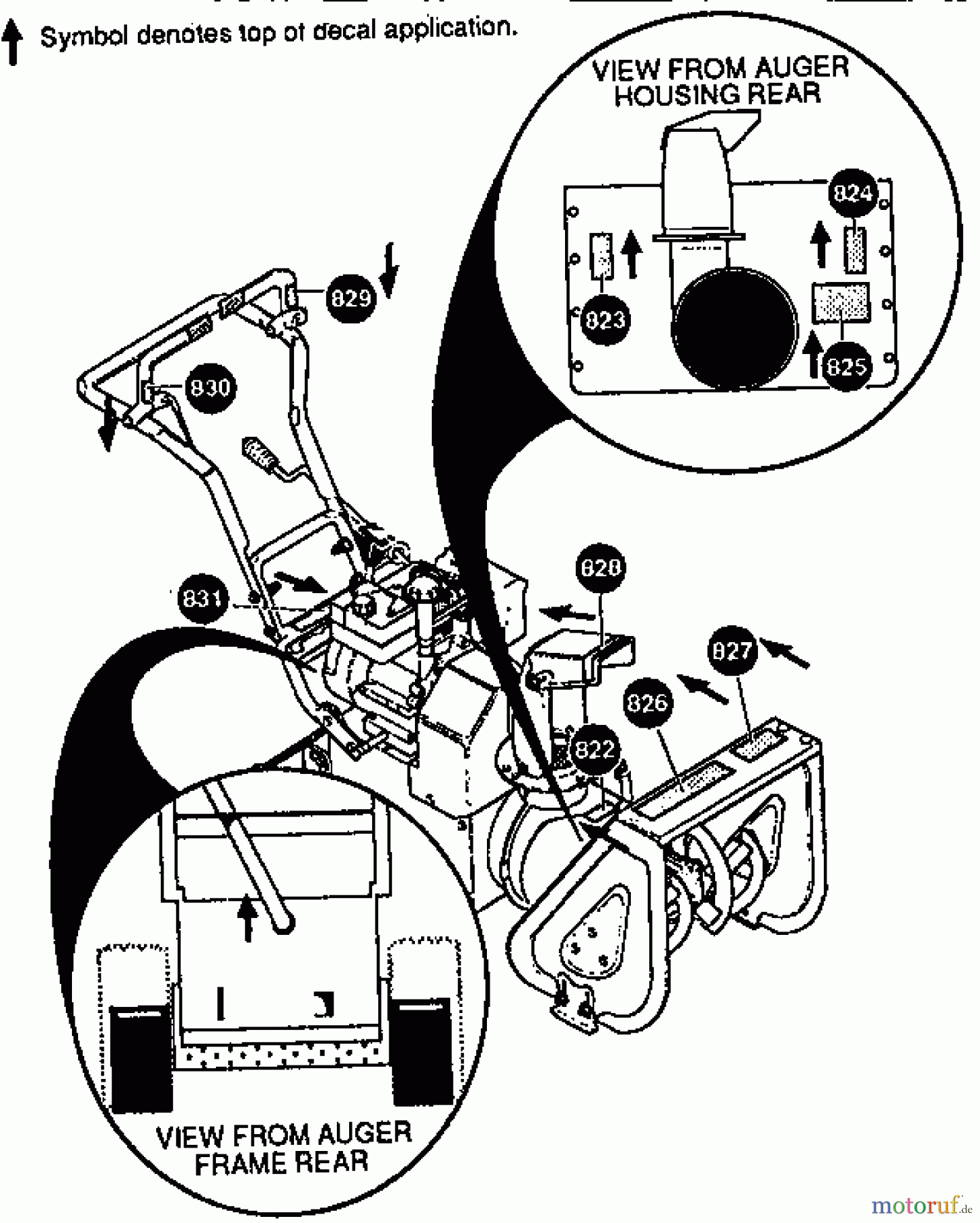 CRAFTSMAN Divers GAS SNOWTHROWER 536.886180 Seite 12