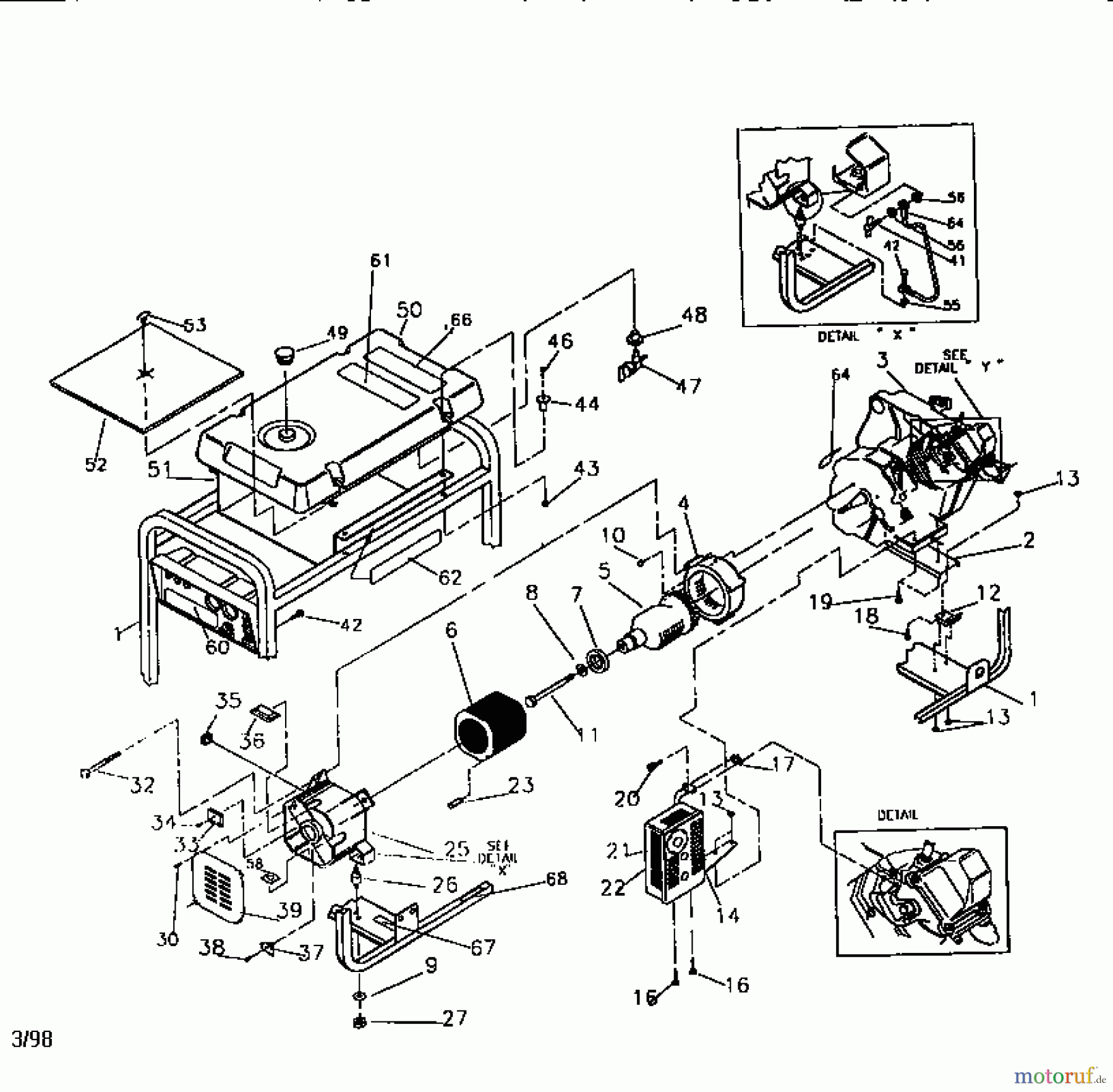  CRAFTSMAN Divers GENERATOR-1997 MODEL 580.326740 Seite 2