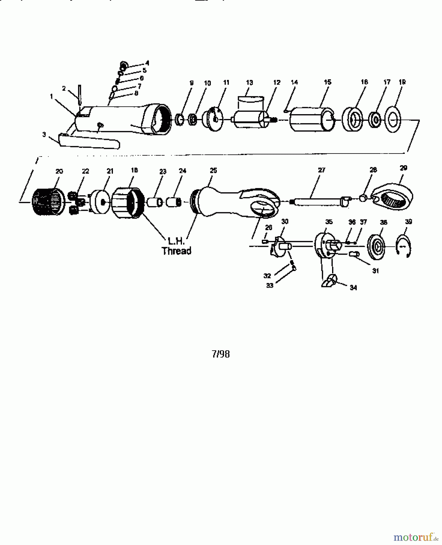  CRAFTSMAN Divers PNEU.3/8 RATCHET WR 875.199920 Seite 1