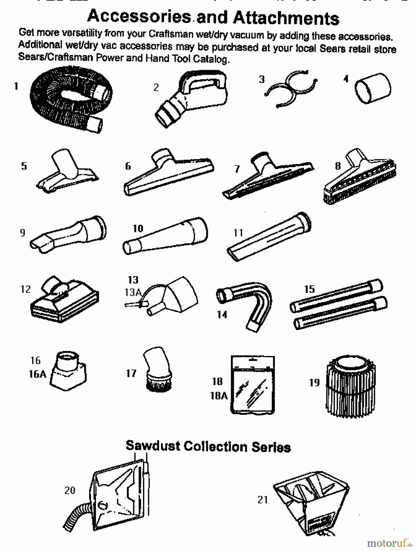 CRAFTSMAN Divers 16G WET/DRY VAC 113.177101 Seite 2