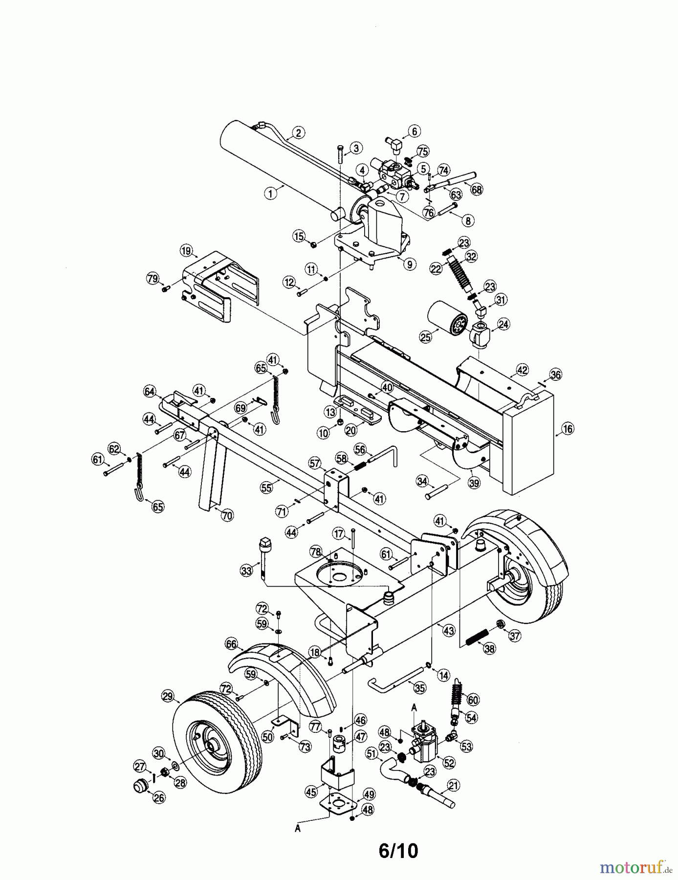  CRAFTSMAN Divers HOLZSPALTER 247.77640 Seite 1