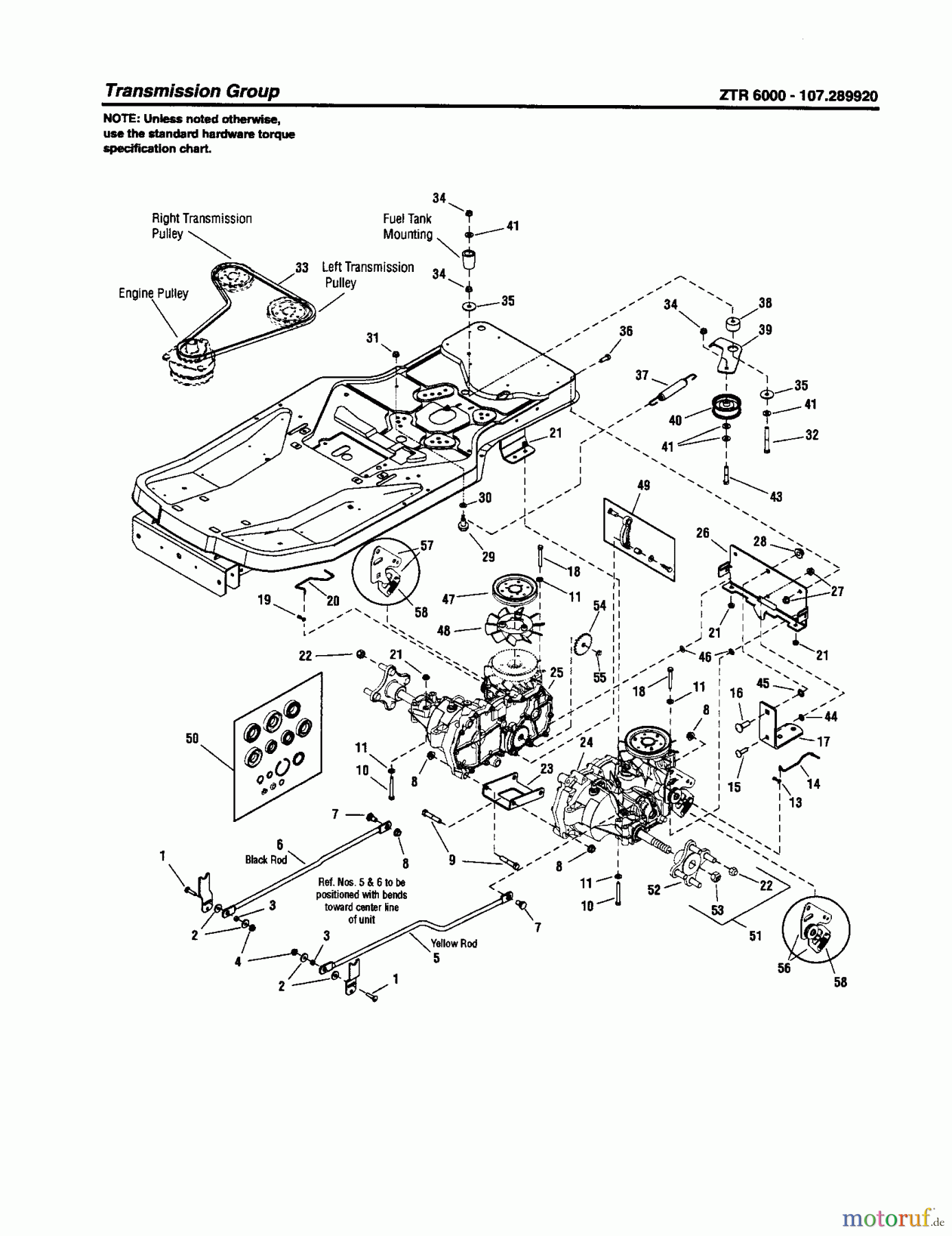CRAFTSMAN Divers REAR ENGINE RIDER 107.289920 Seite 3