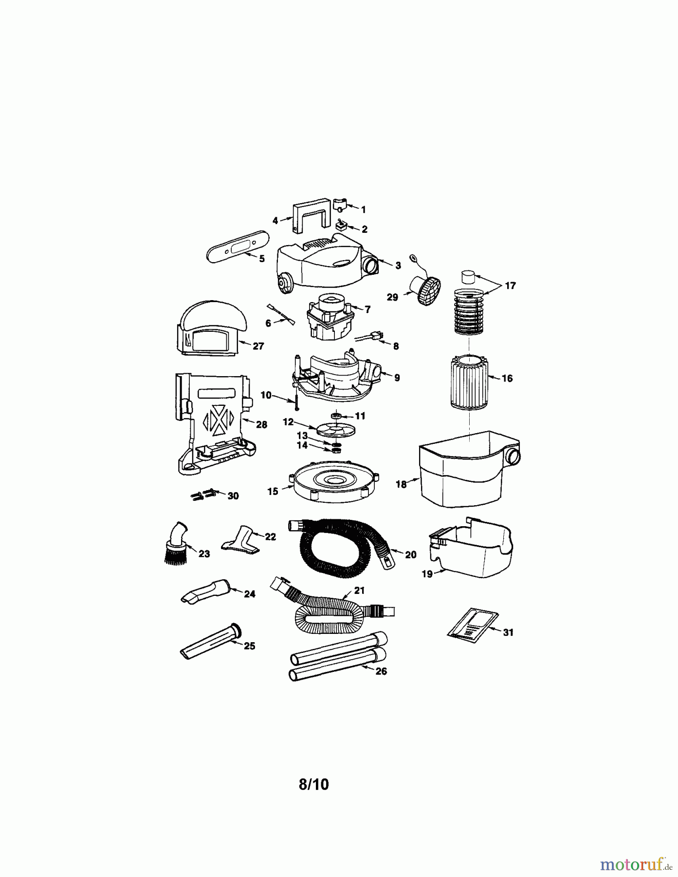 CRAFTSMAN Divers WET/DRY VAC 113.179255 Seite 1