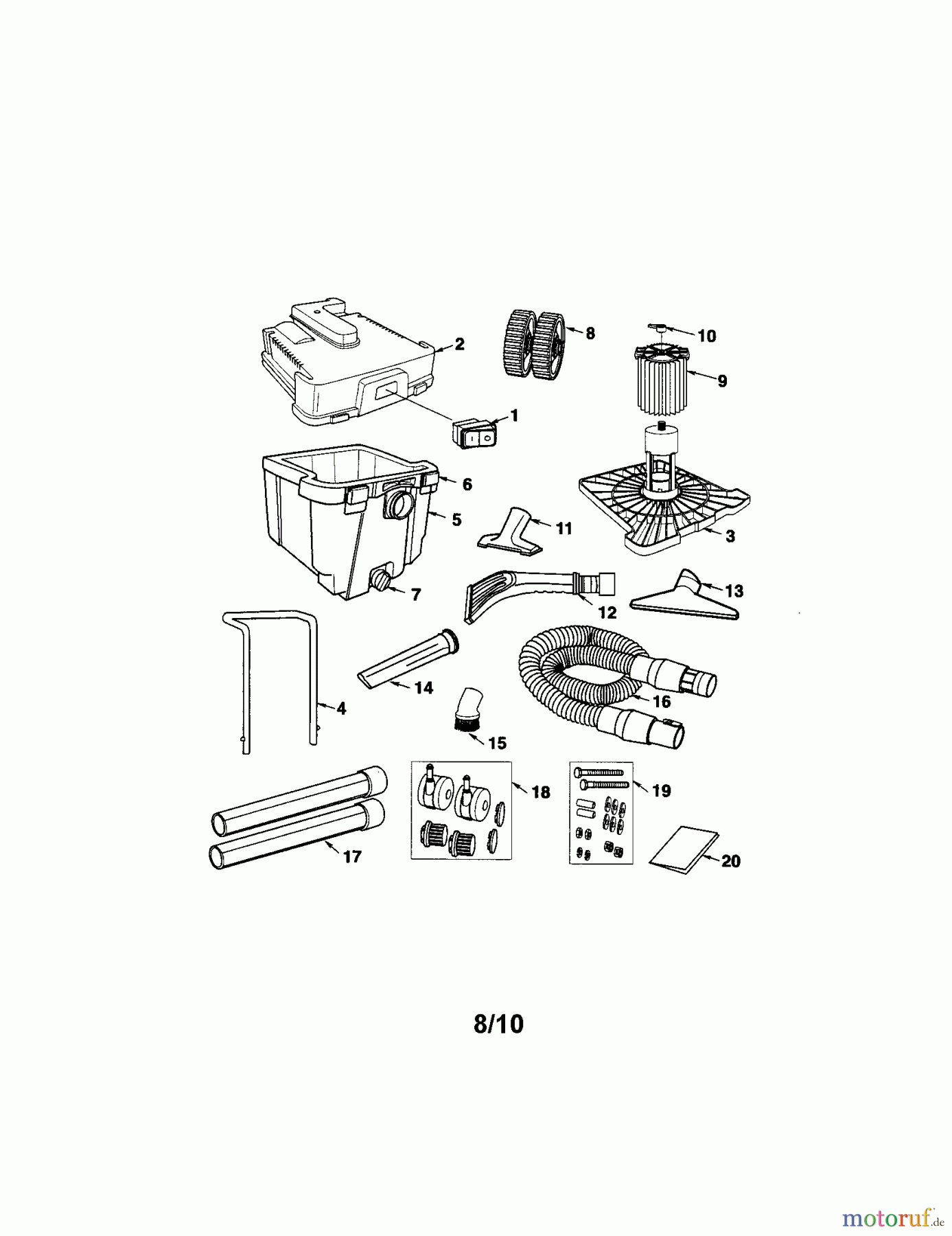 CRAFTSMAN Divers WET/DRY VAC 113.177895 Seite 1