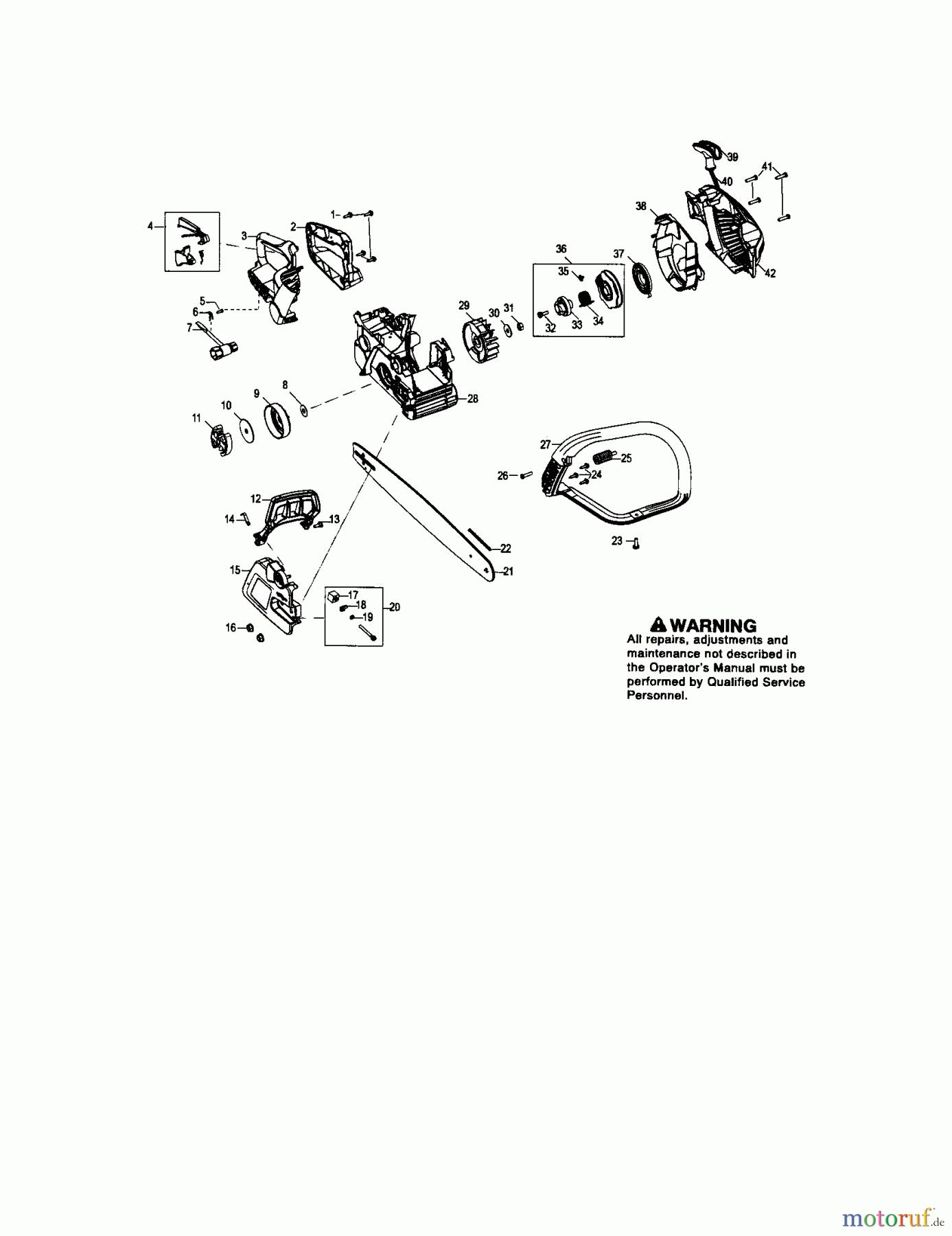 CRAFTSMAN Divers Kettensäge 358.350980 Seite 3