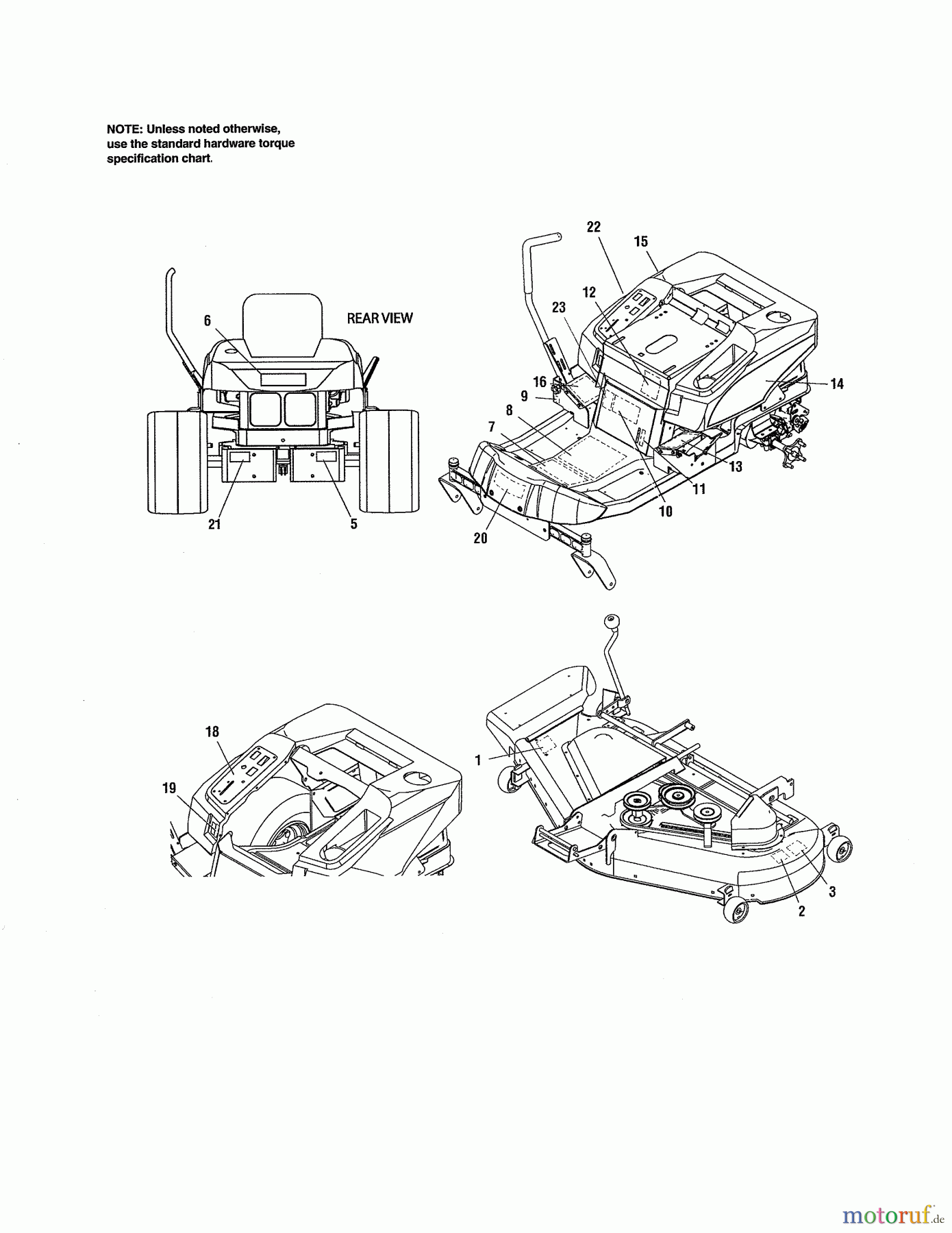 CRAFTSMAN Divers REAR ENGINE RIDER 107.289920 Seite 19