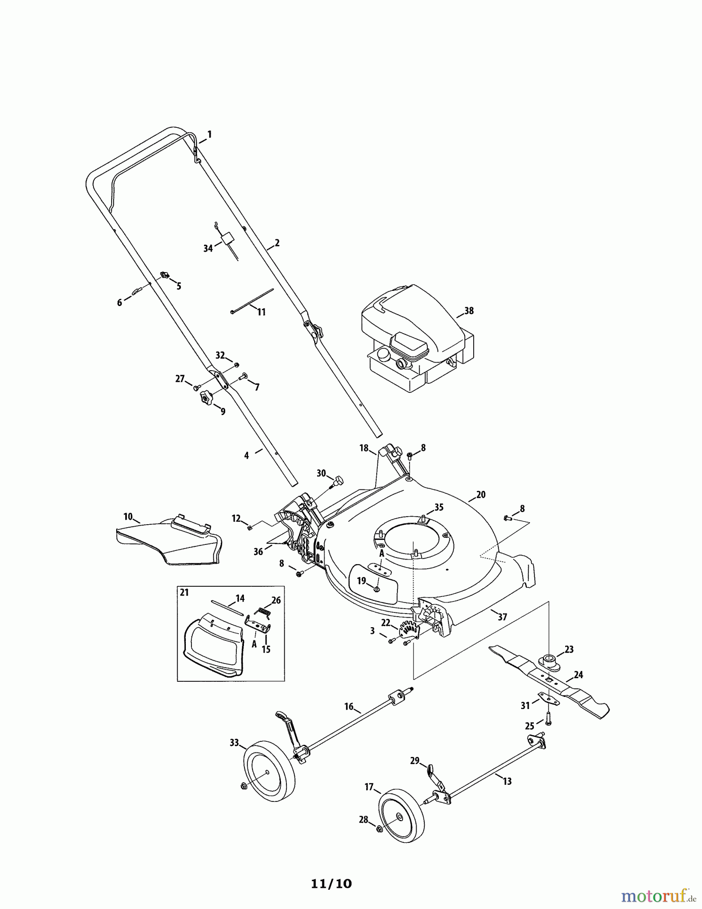  CRAFTSMAN Divers RASENMAHER 247.38520 Seite 1