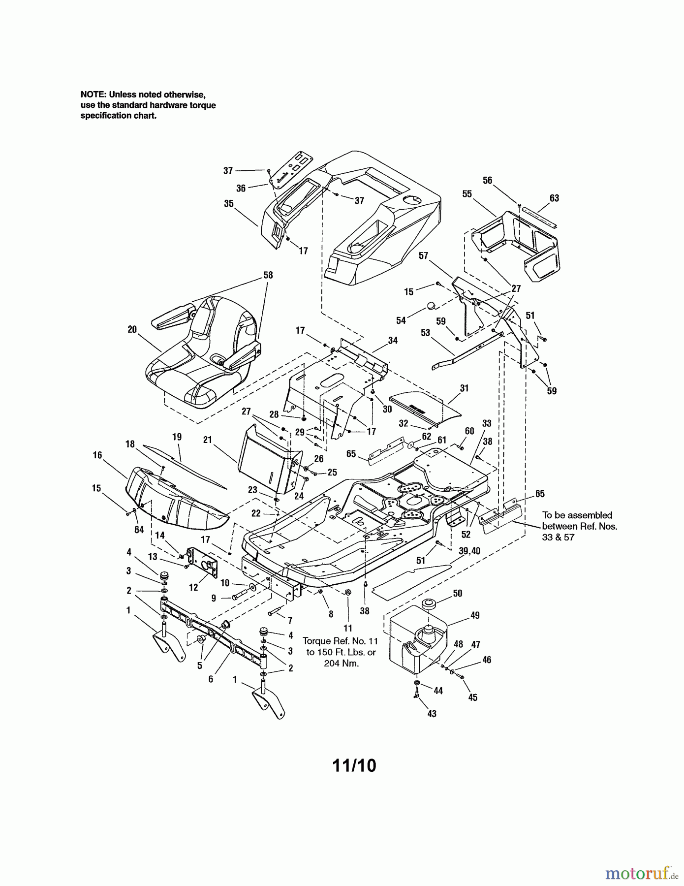 CRAFTSMAN Divers REAR ENGINE RIDER 107.27790 Seite 1