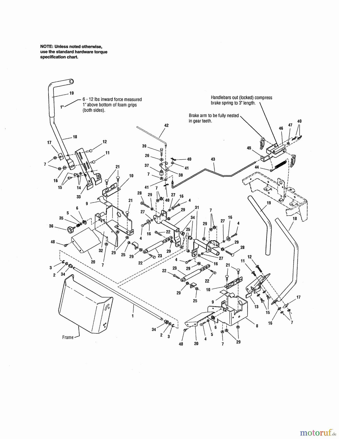 CRAFTSMAN Divers REAR ENGINE RIDER 107.27790 Seite 5