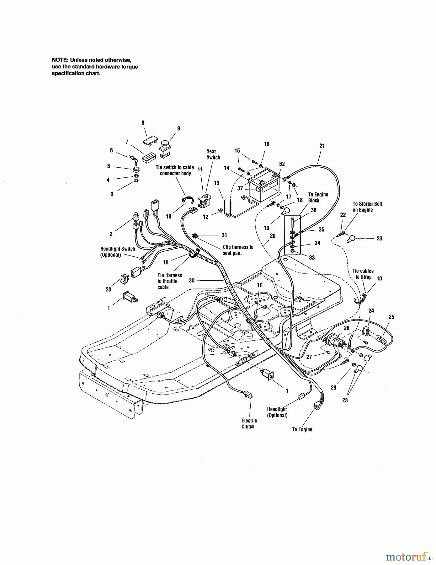 CRAFTSMAN Divers REAR ENGINE RIDER 107.27790 Seite 6