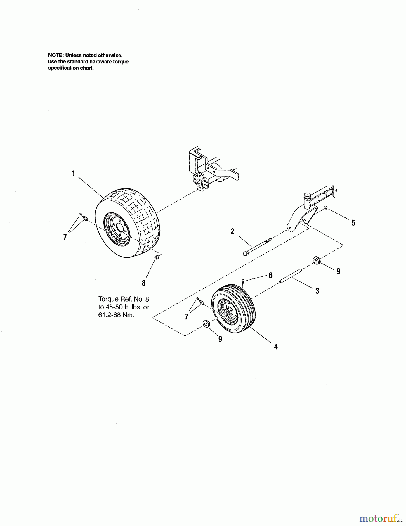CRAFTSMAN Divers REAR ENGINE RIDER 107.27790 Seite 8