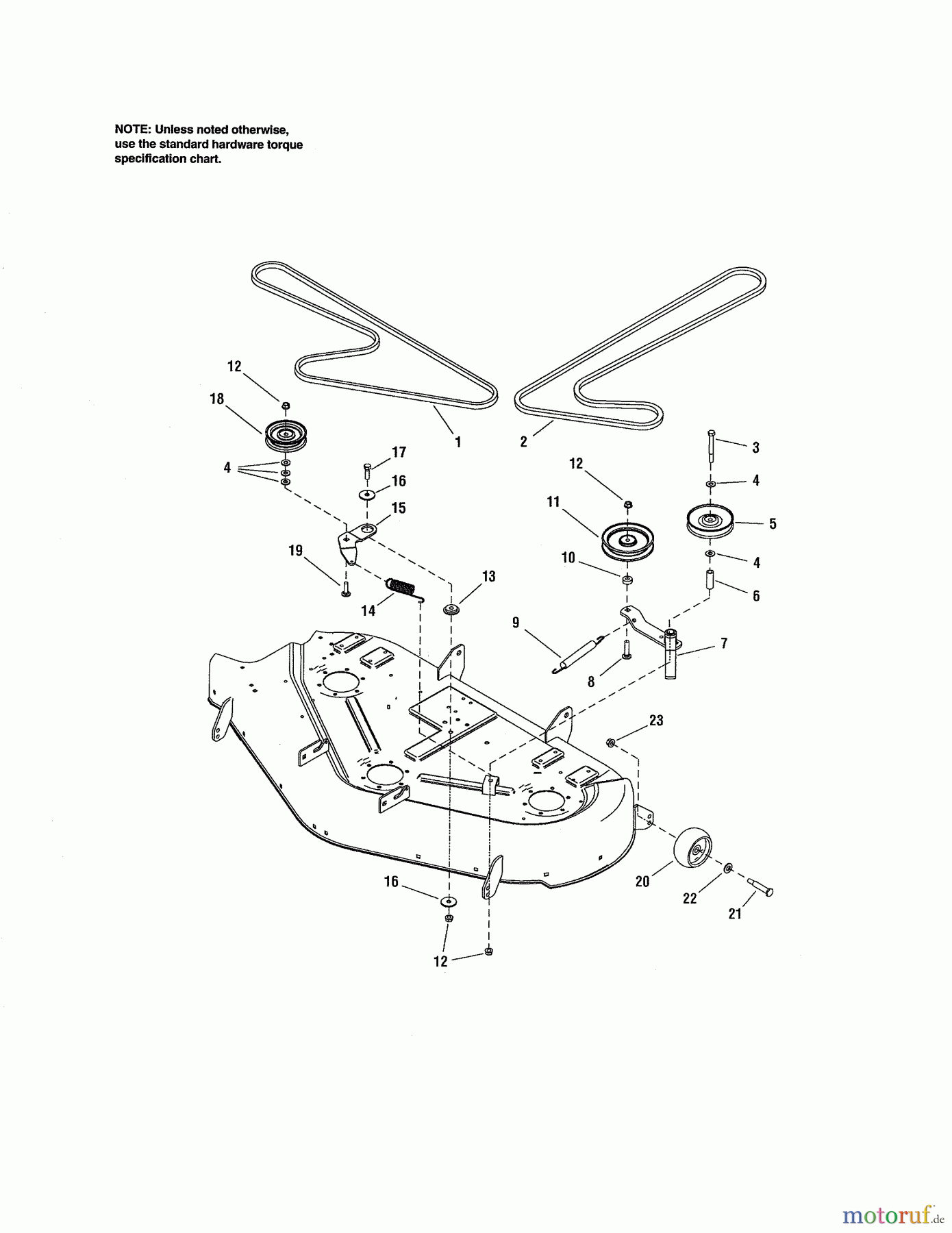 CRAFTSMAN Divers REAR ENGINE RIDER 107.27790 Seite 10