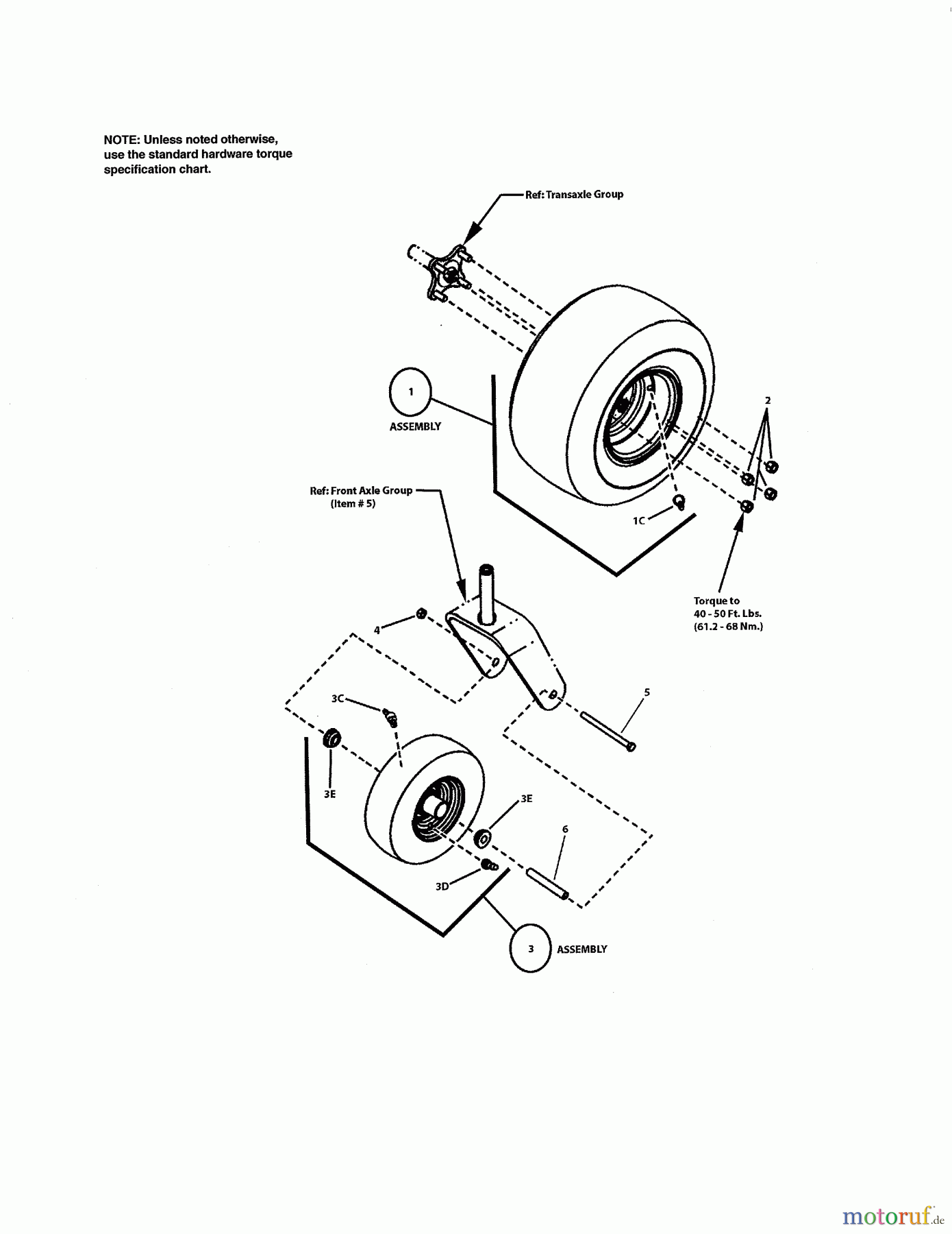 CRAFTSMAN Divers RASENTRAKTOR 107.280060 Seite 12