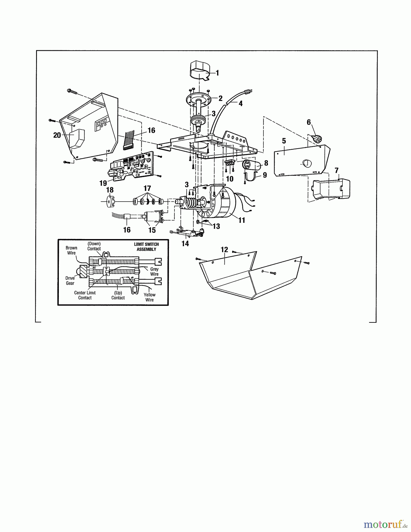  CRAFTSMAN Divers DE-GARAGE DOOR OPENER 139.536481DM Seite 3