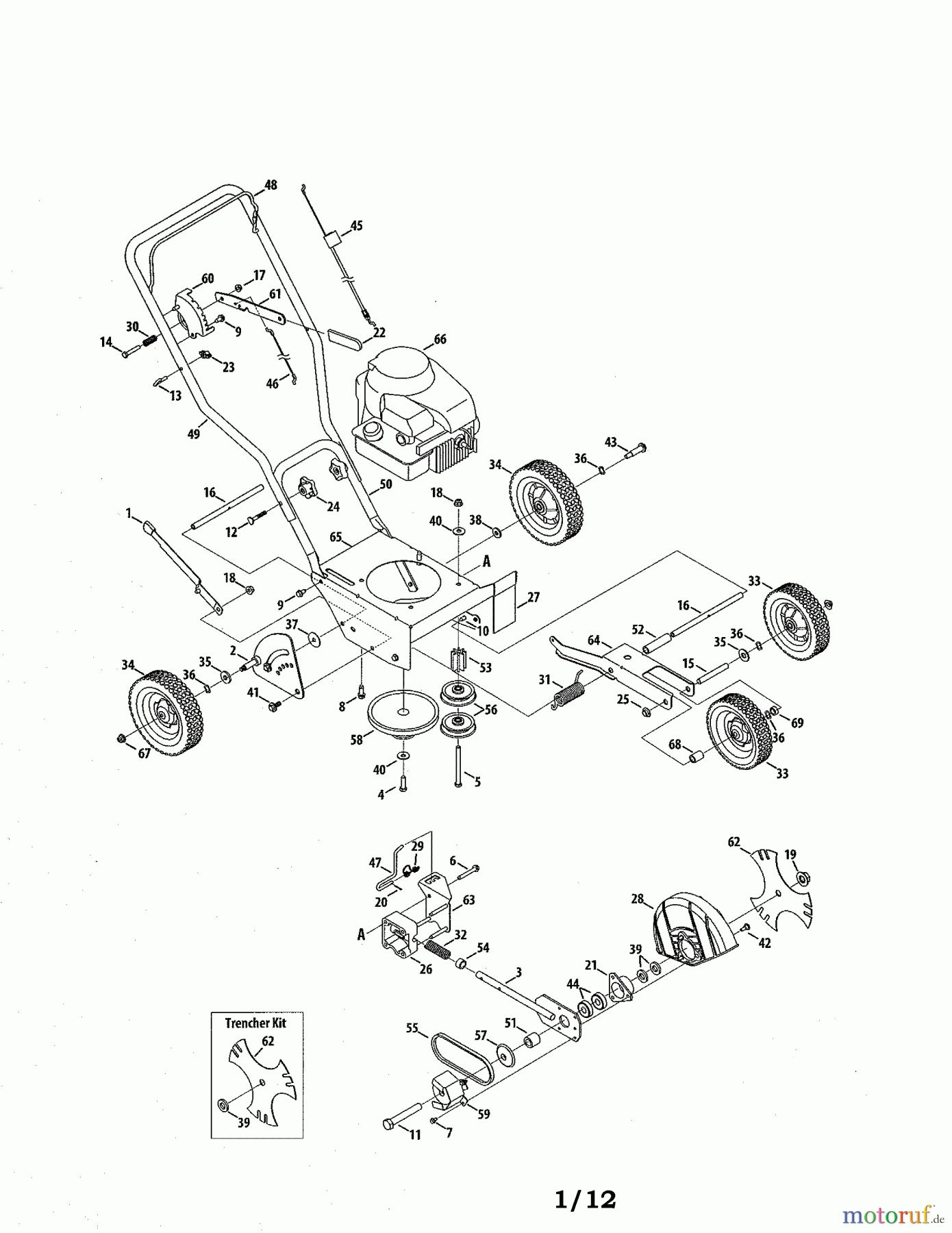  CRAFTSMAN Divers EDGER/TRENCHER 247.79651 Seite 1