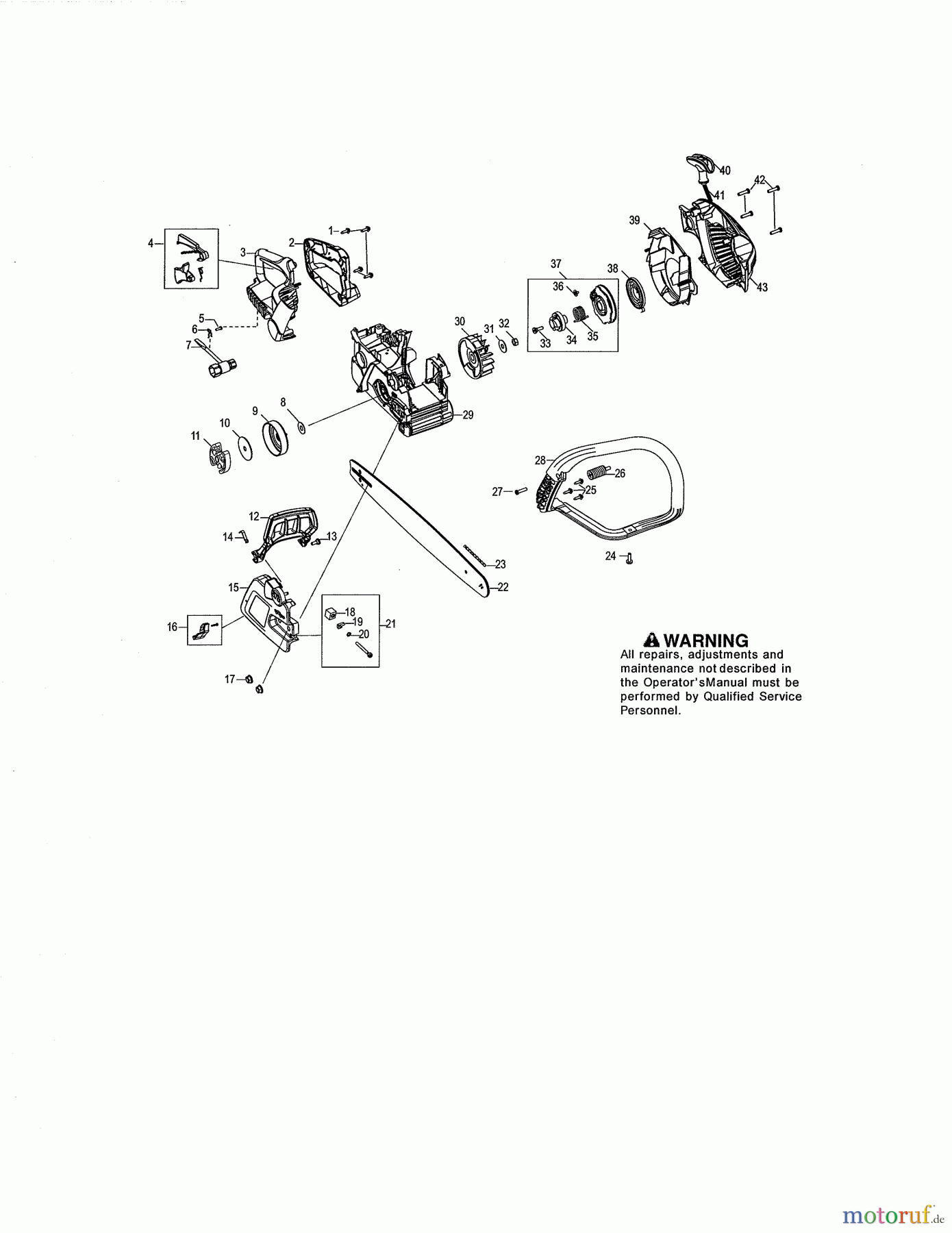 CRAFTSMAN Divers Kettensäge 358.350981 Seite 3