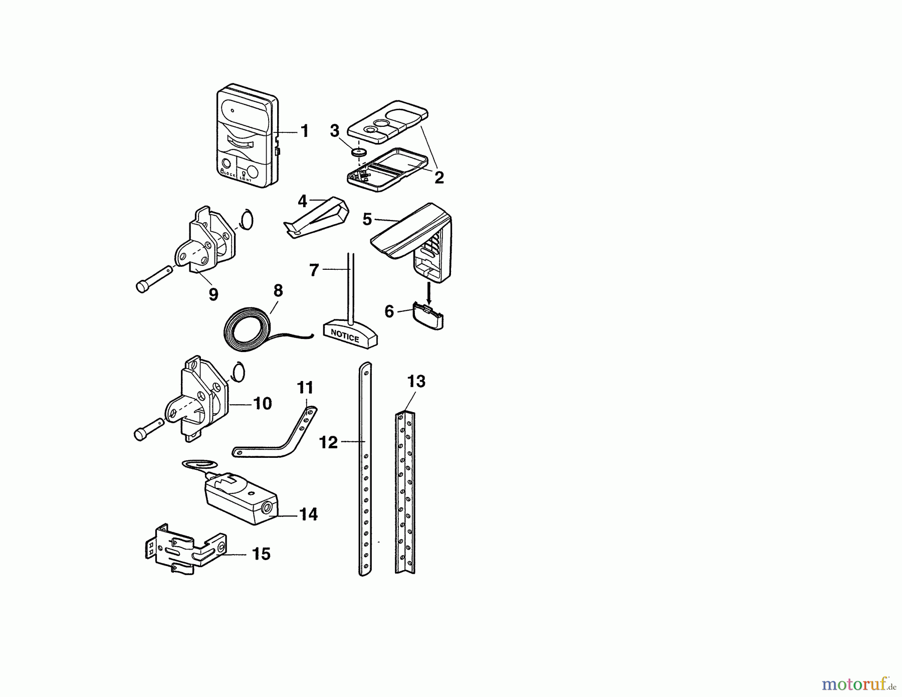 CRAFTSMAN Divers DE-GARAGE DOOR OPENER 139.53990DS Seite 2