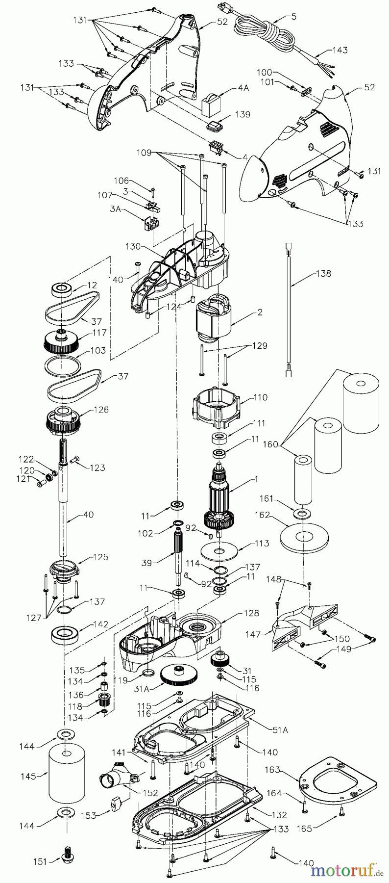 PORTER CABLE Divers OSC SPL SANDER 121 Seite 1