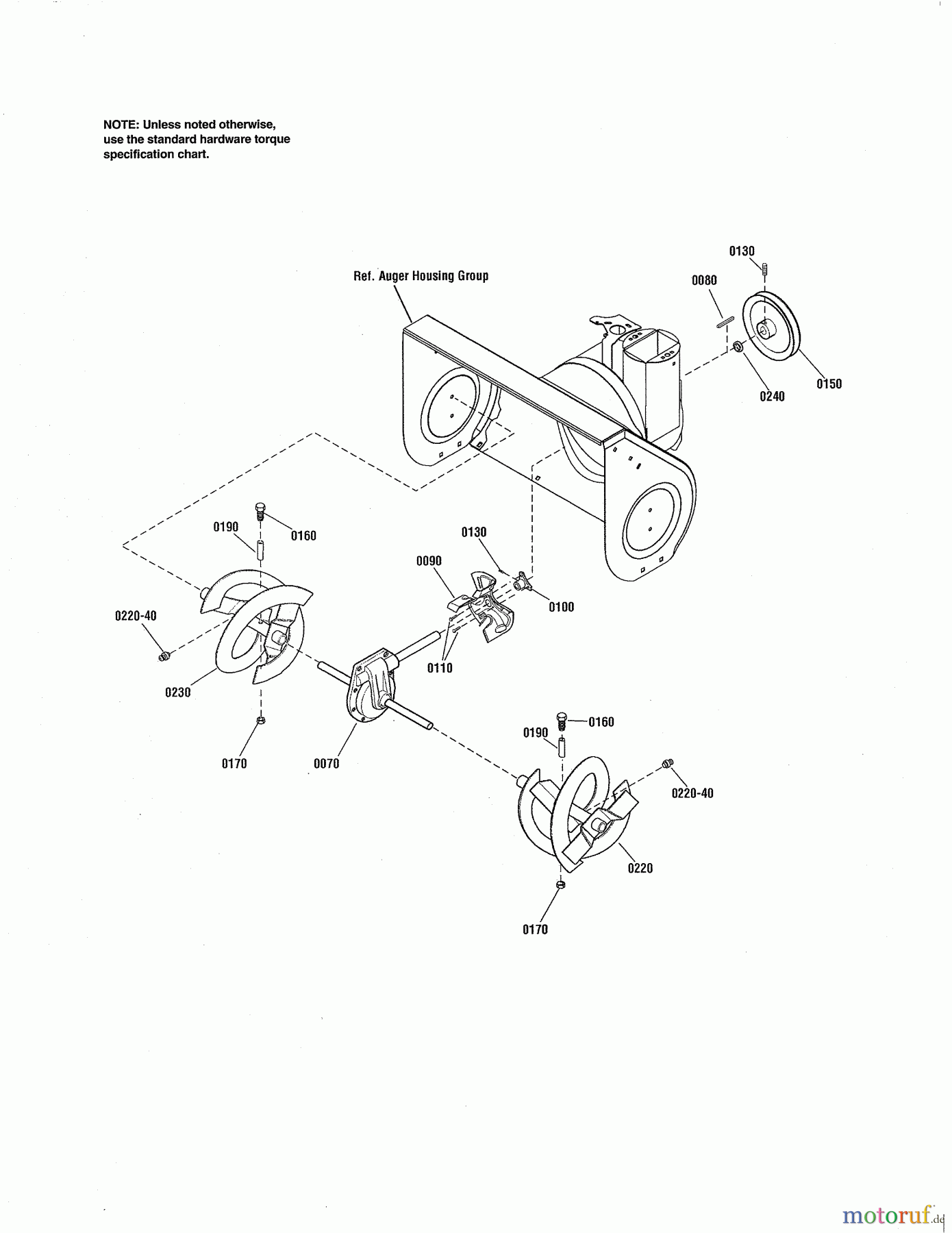CRAFTSMAN Divers GAS SNOWTHROWER 536.886180 Seite 15