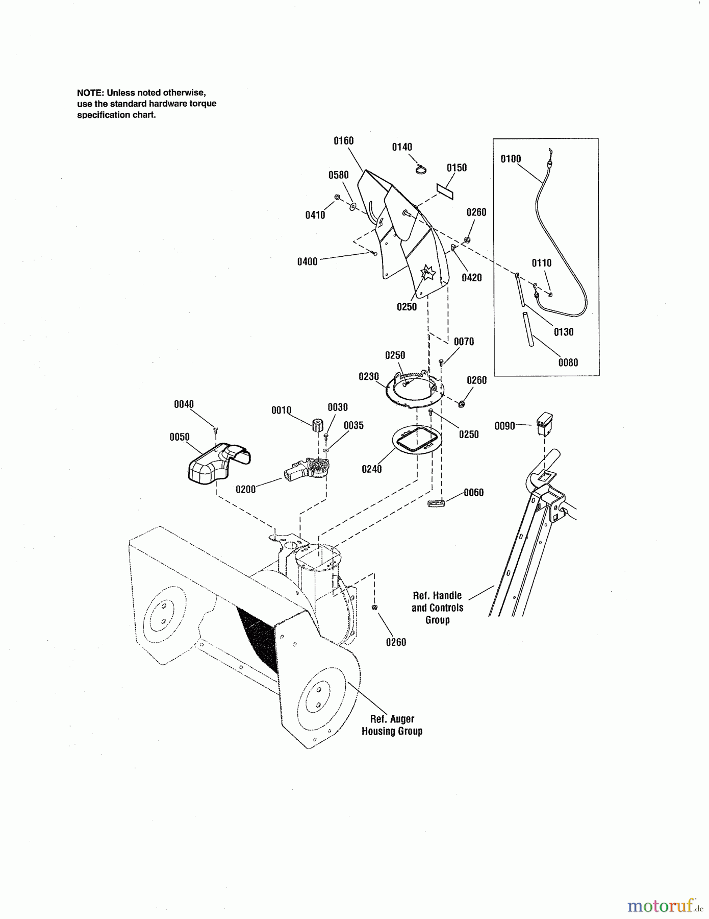 CRAFTSMAN Divers GAS SNOWTHROWER 536.886180 Seite 20