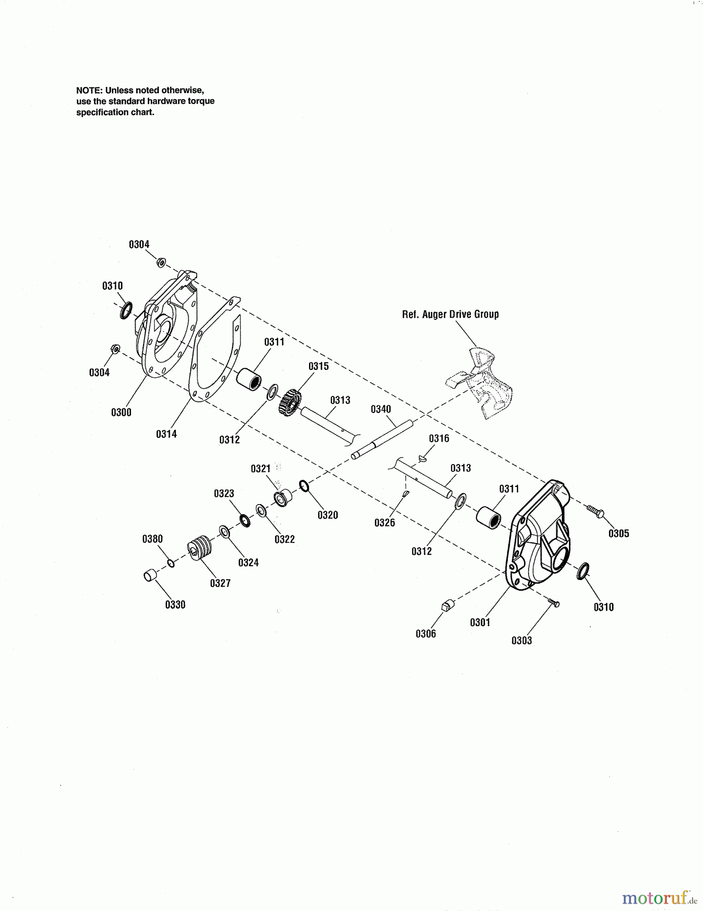 CRAFTSMAN Divers GAS SNOWTHROWER 536.886180 Seite 21