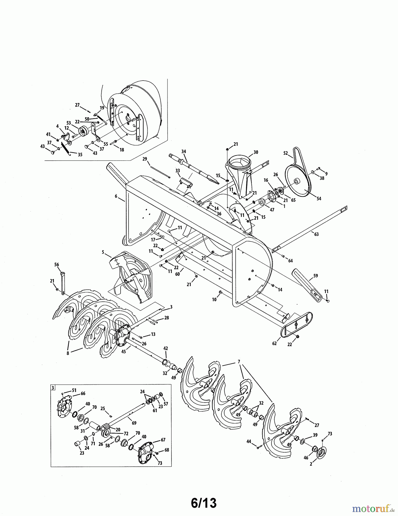 CRAFTSMAN Divers SNOWTHROWER 247.883981 Seite 1