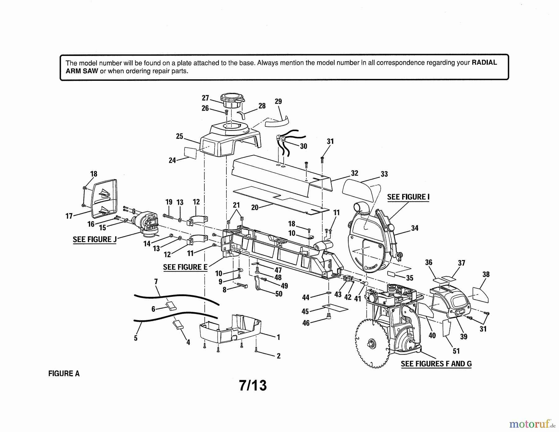  CRAFTSMAN Divers 10 RADIAL ARM SAW 315.220100 Seite 1