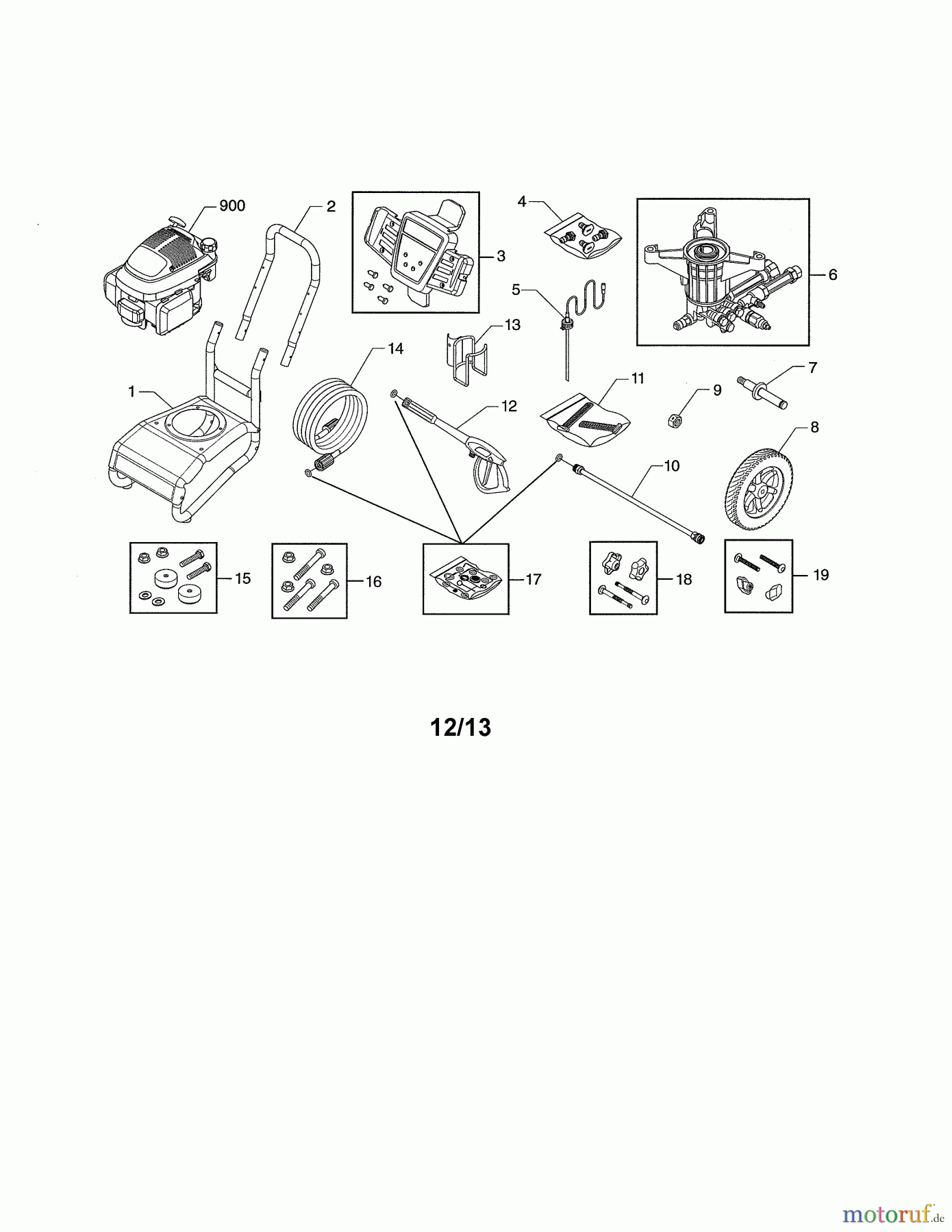 CRAFTSMAN Divers GAS POWER WASHER 580.754910 Seite 1