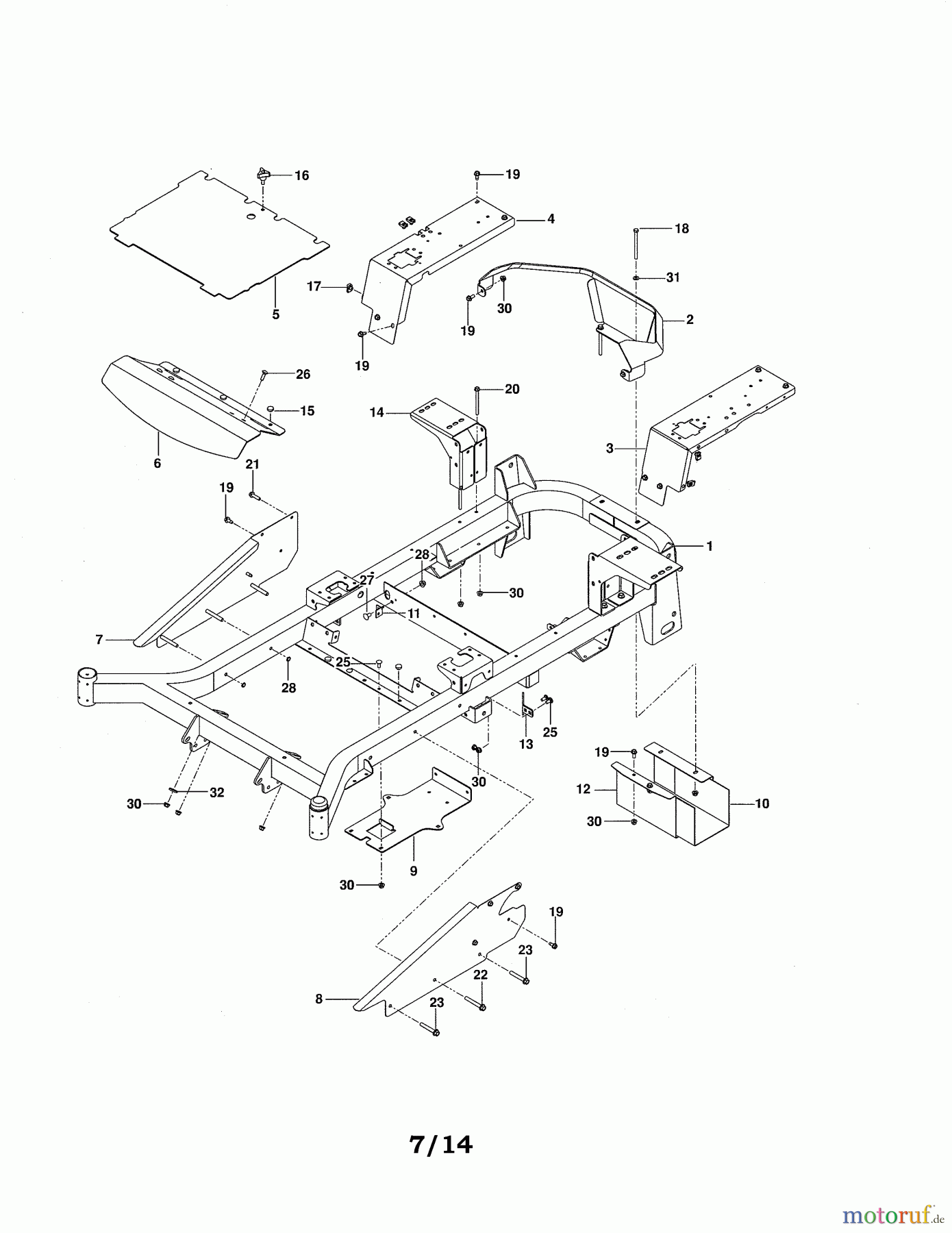 CRAFTSMAN Divers ZERO-TURN MOWER 917.204170 Seite 1