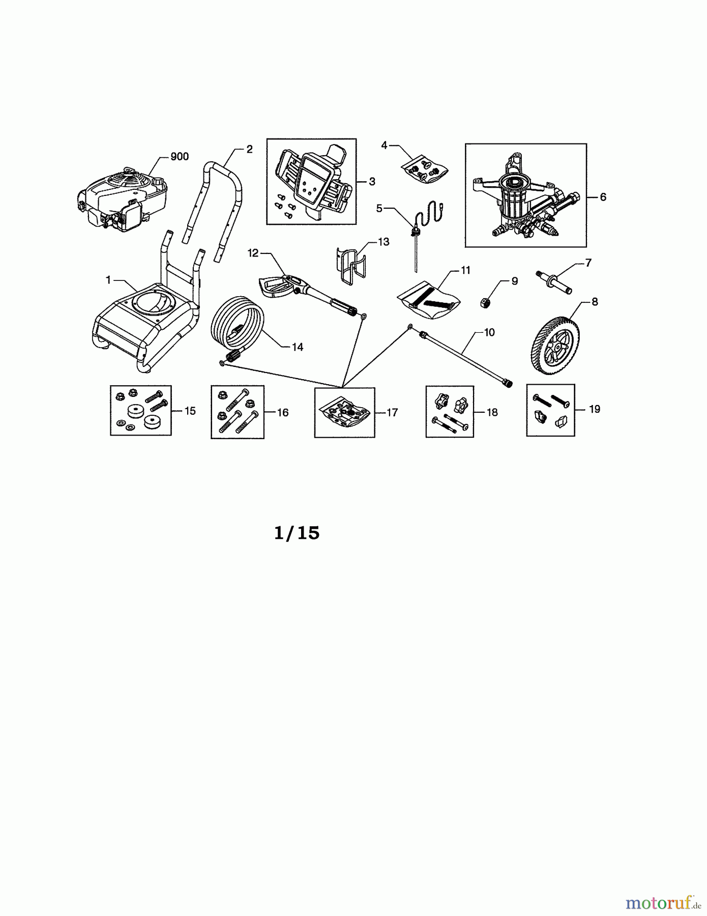 CRAFTSMAN Divers HOCHDRUCKREINIGER 580.754930 Seite 1