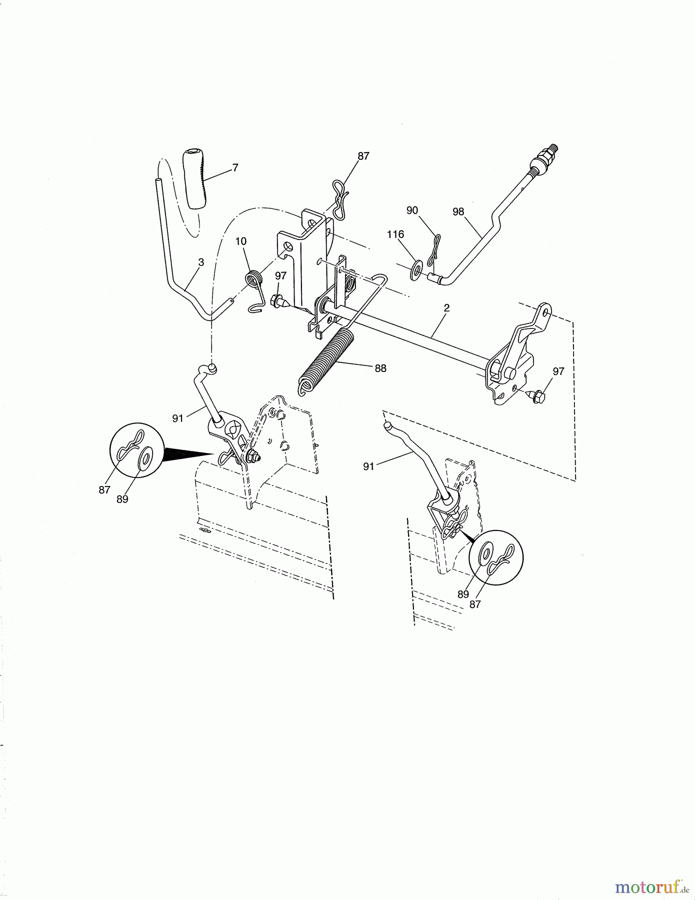  CRAFTSMAN Divers RASENTRAKTOR 917.250811 Seite 7