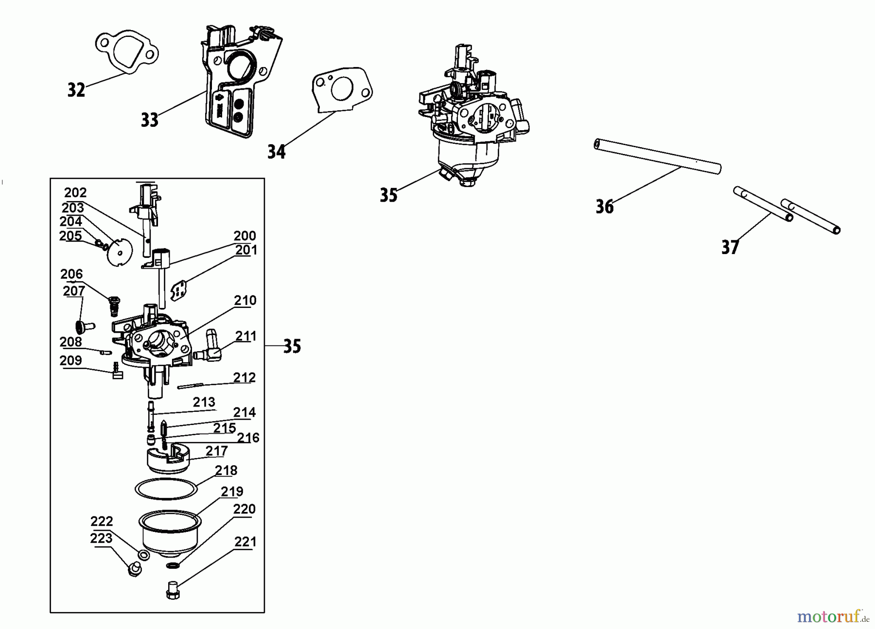 CRAFTSMAN Divers ENGINE 265-WU Seite 2