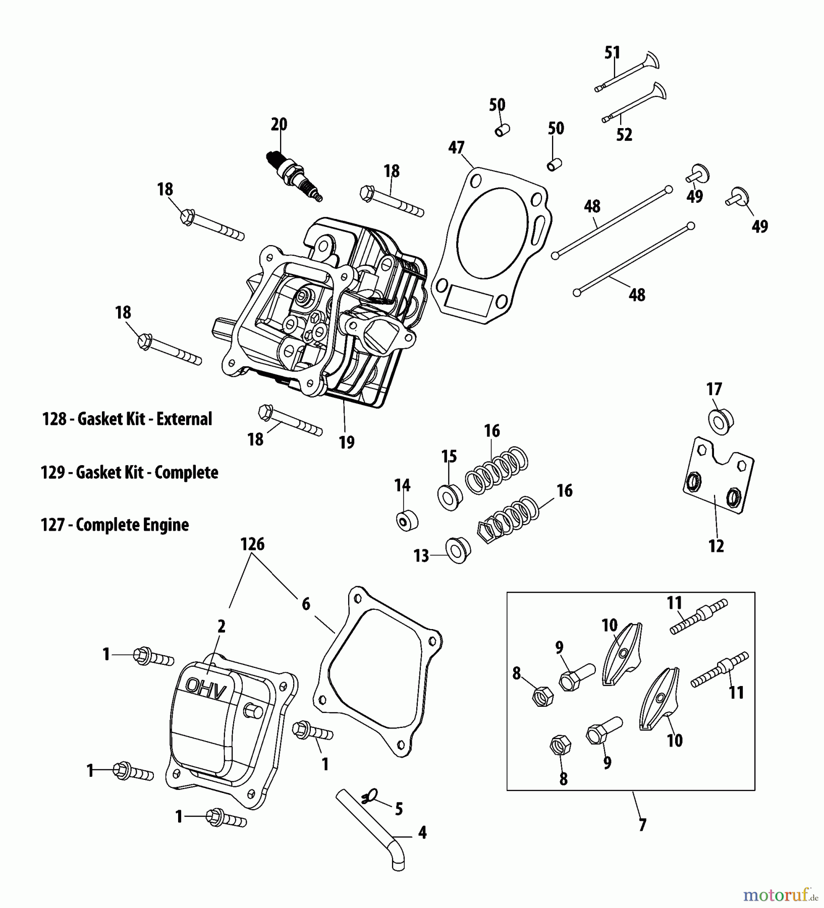  CRAFTSMAN Divers ENGINE 170-AUA Seite 4
