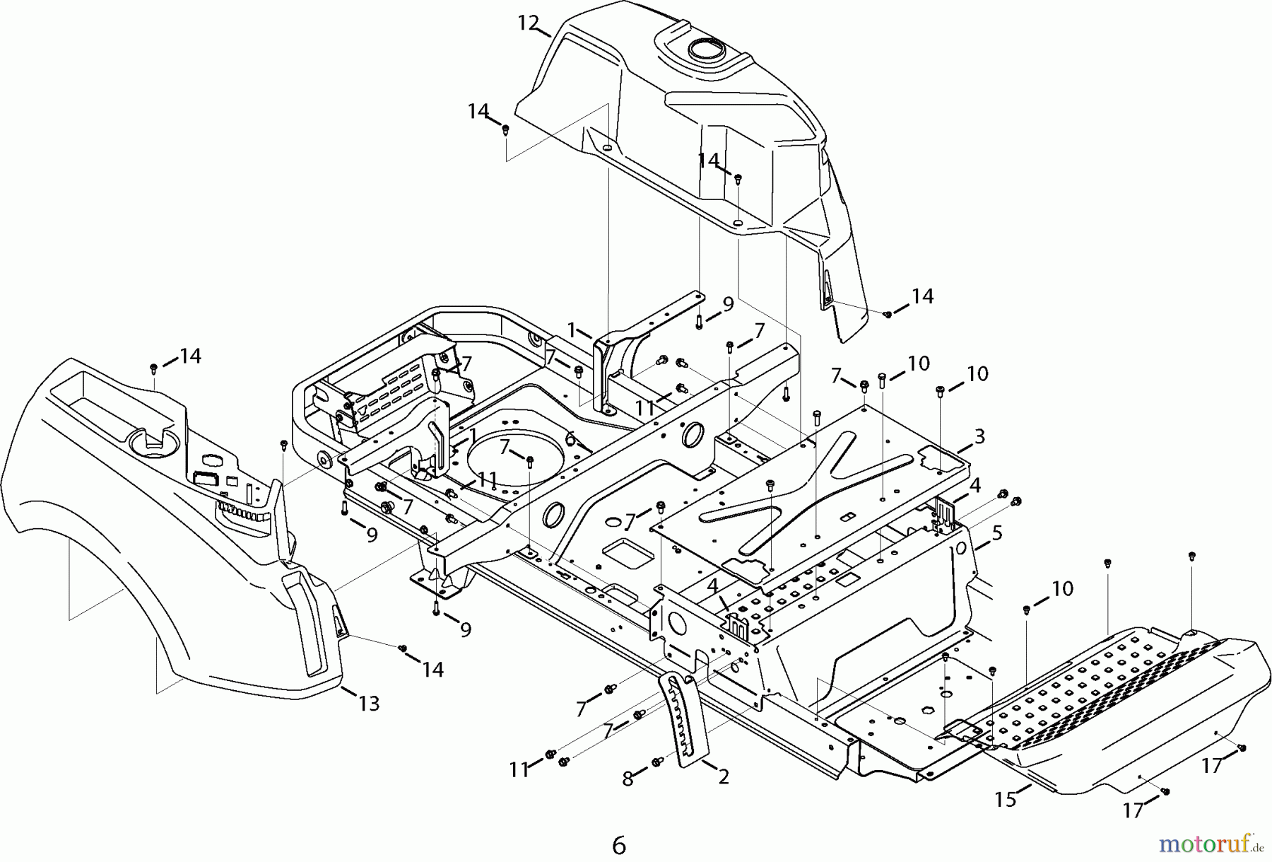 CRAFTSMAN Divers ZERO-TURN MOWER 247.204110 Seite 8