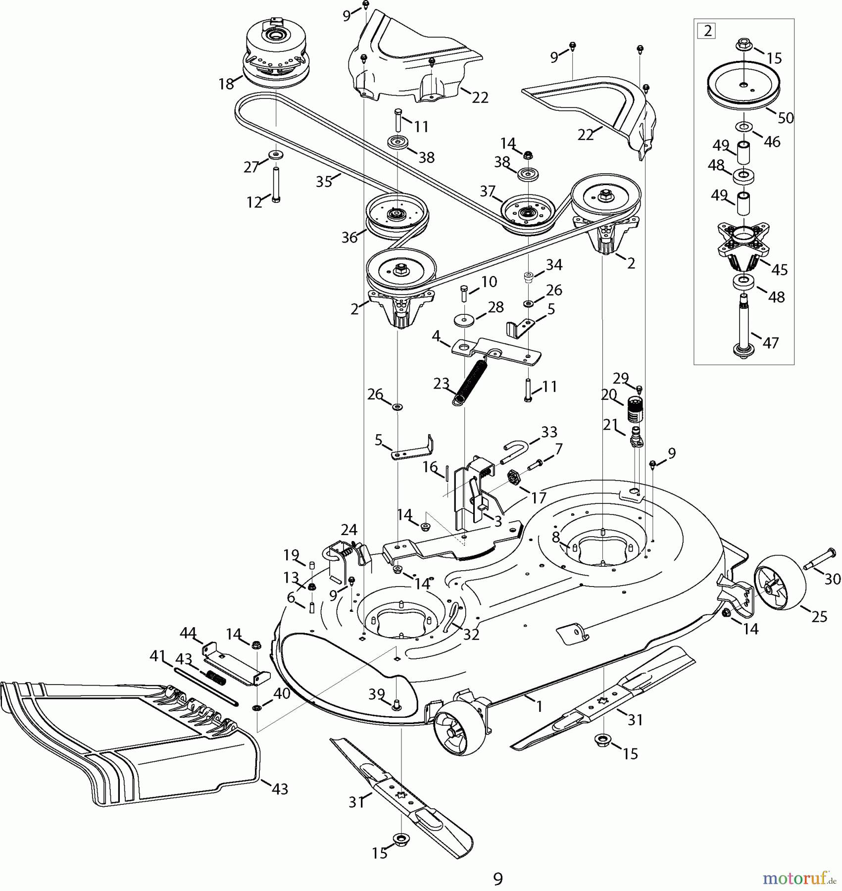 CRAFTSMAN Divers ZERO-TURN MOWER 247.204110 Seite 11