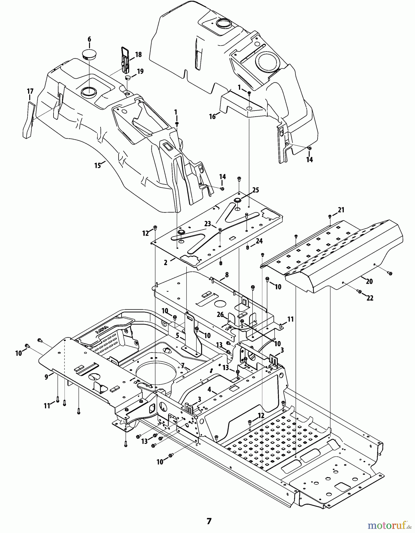 CRAFTSMAN Divers ZERO-TURN MOWER 247.204221 Seite 8