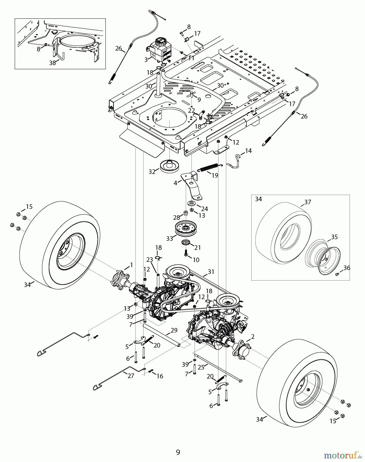 CRAFTSMAN Divers ZERO-TURN MOWER 247.204221 Seite 10