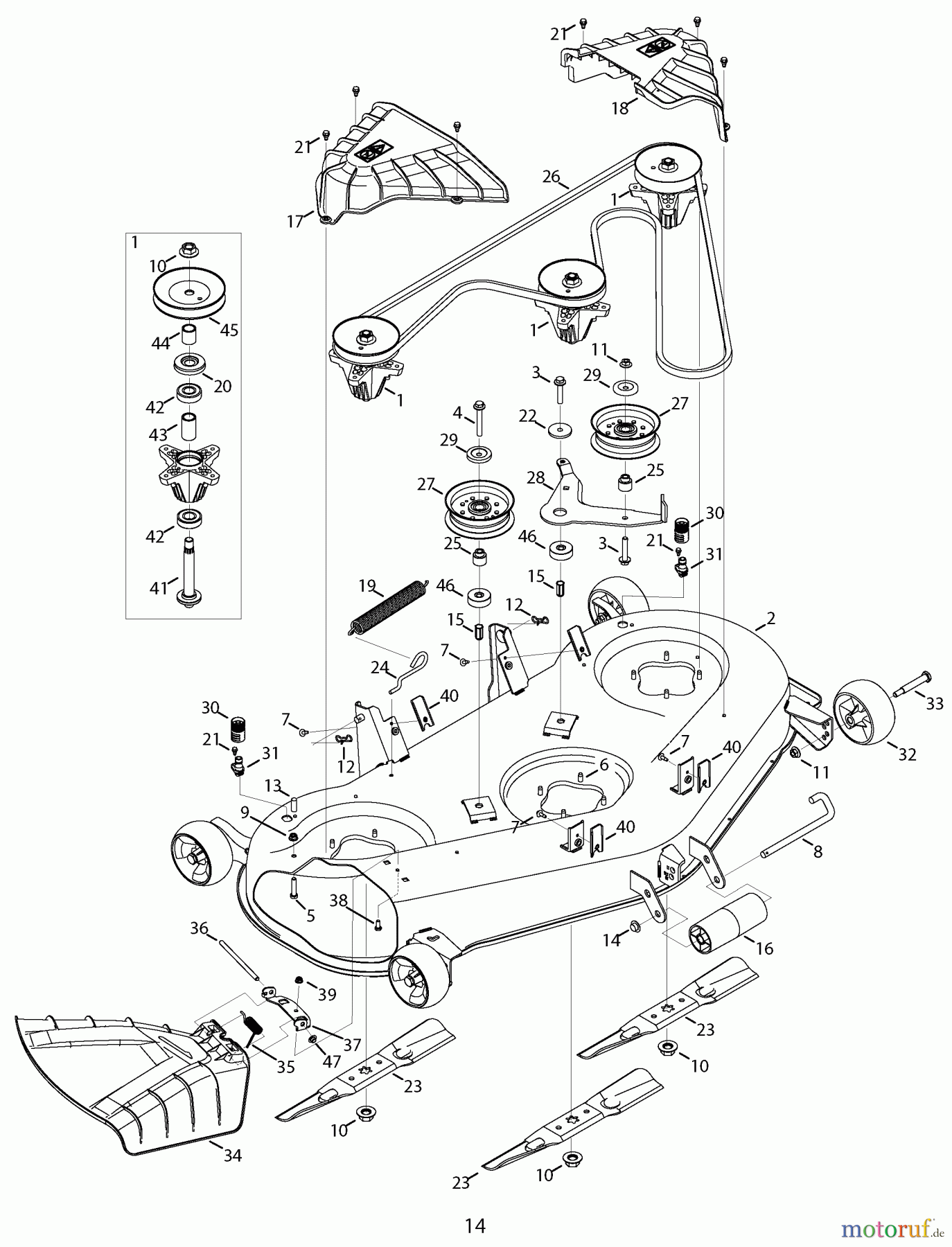 CRAFTSMAN Divers AUFSITZMÄHER 247.204430 Seite 12