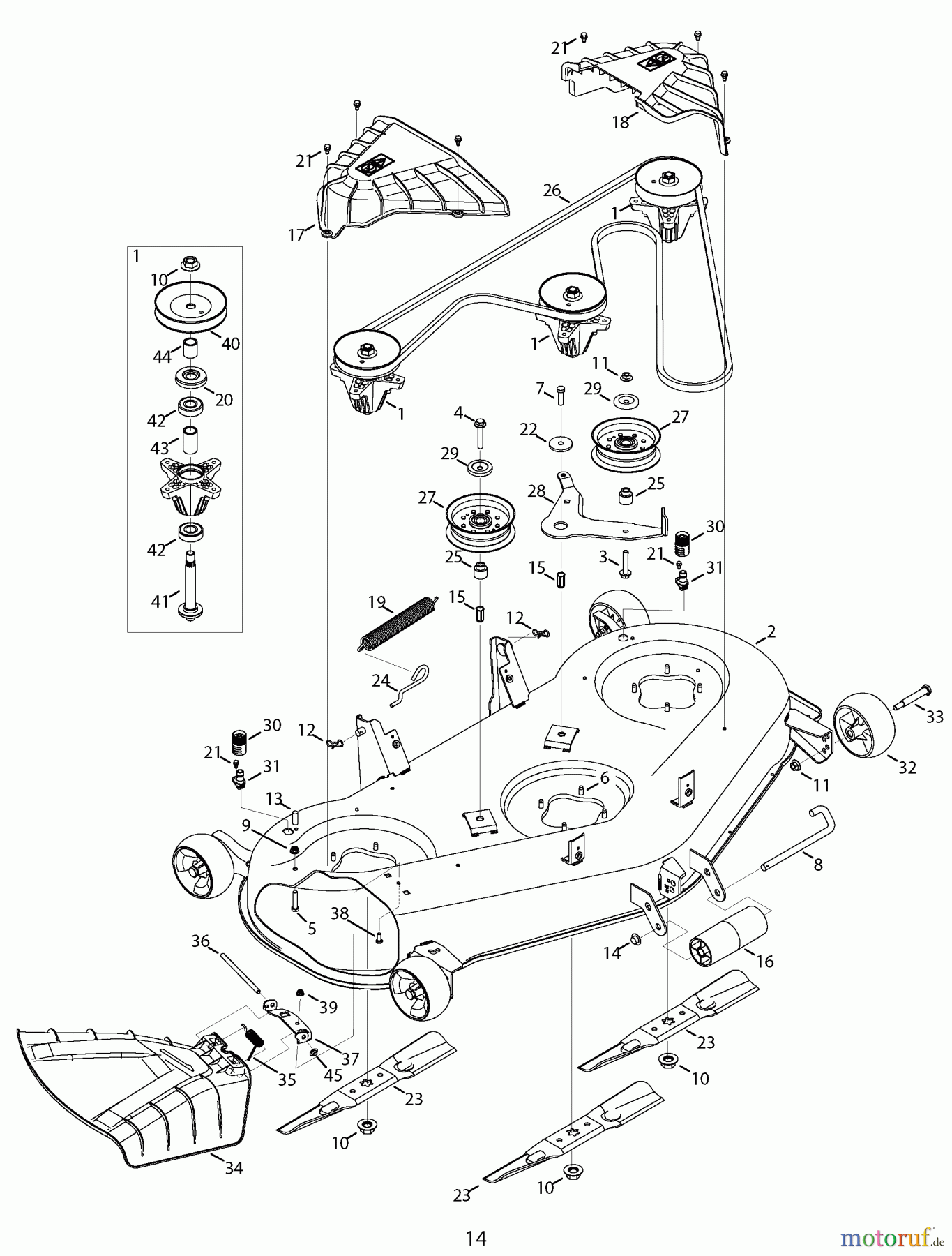 CRAFTSMAN Divers RASENTRAKTOR 247.27044 Seite 13