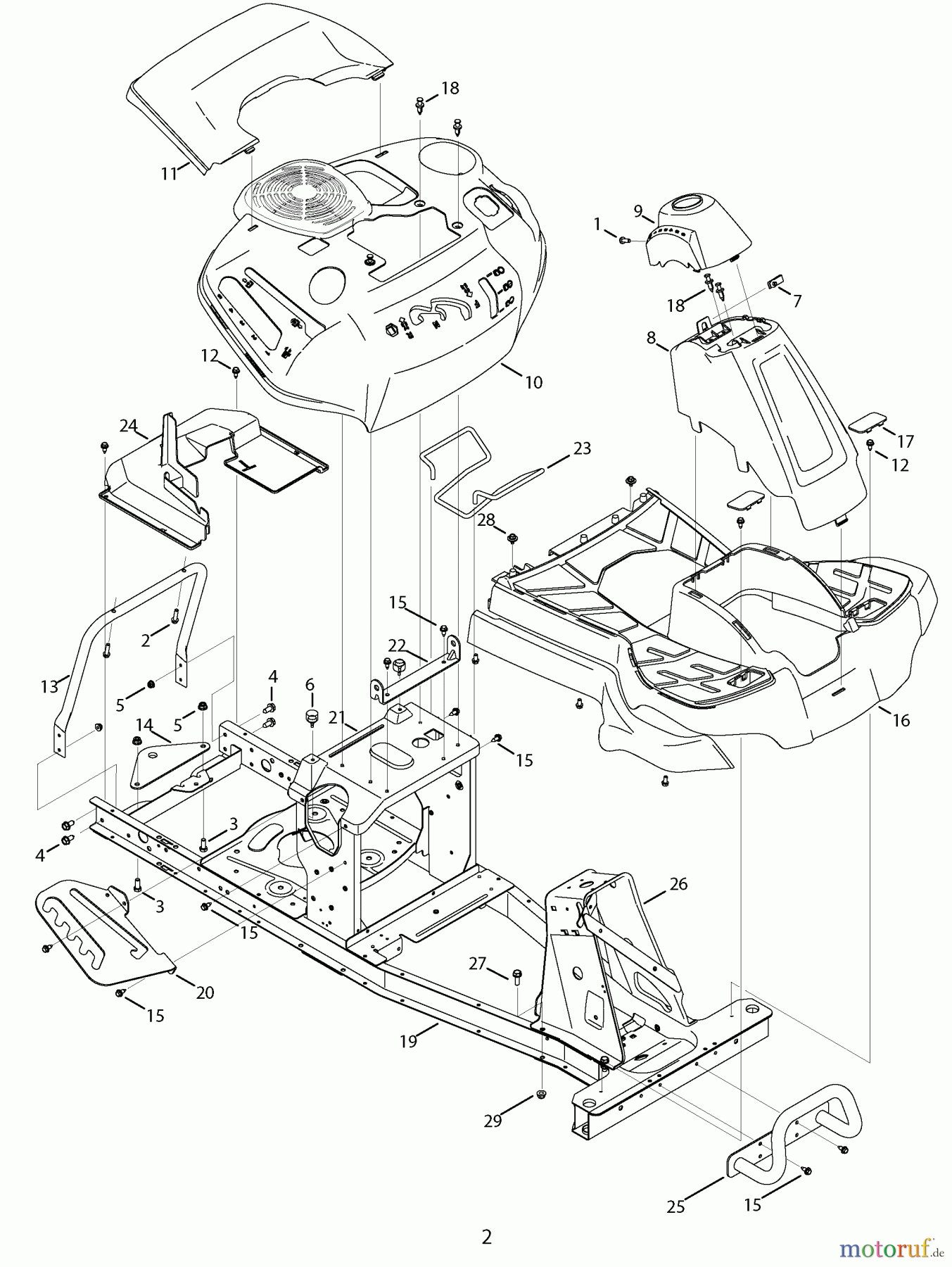  CRAFTSMAN Divers AUFSITZMÄHER 247.290003 Seite 4