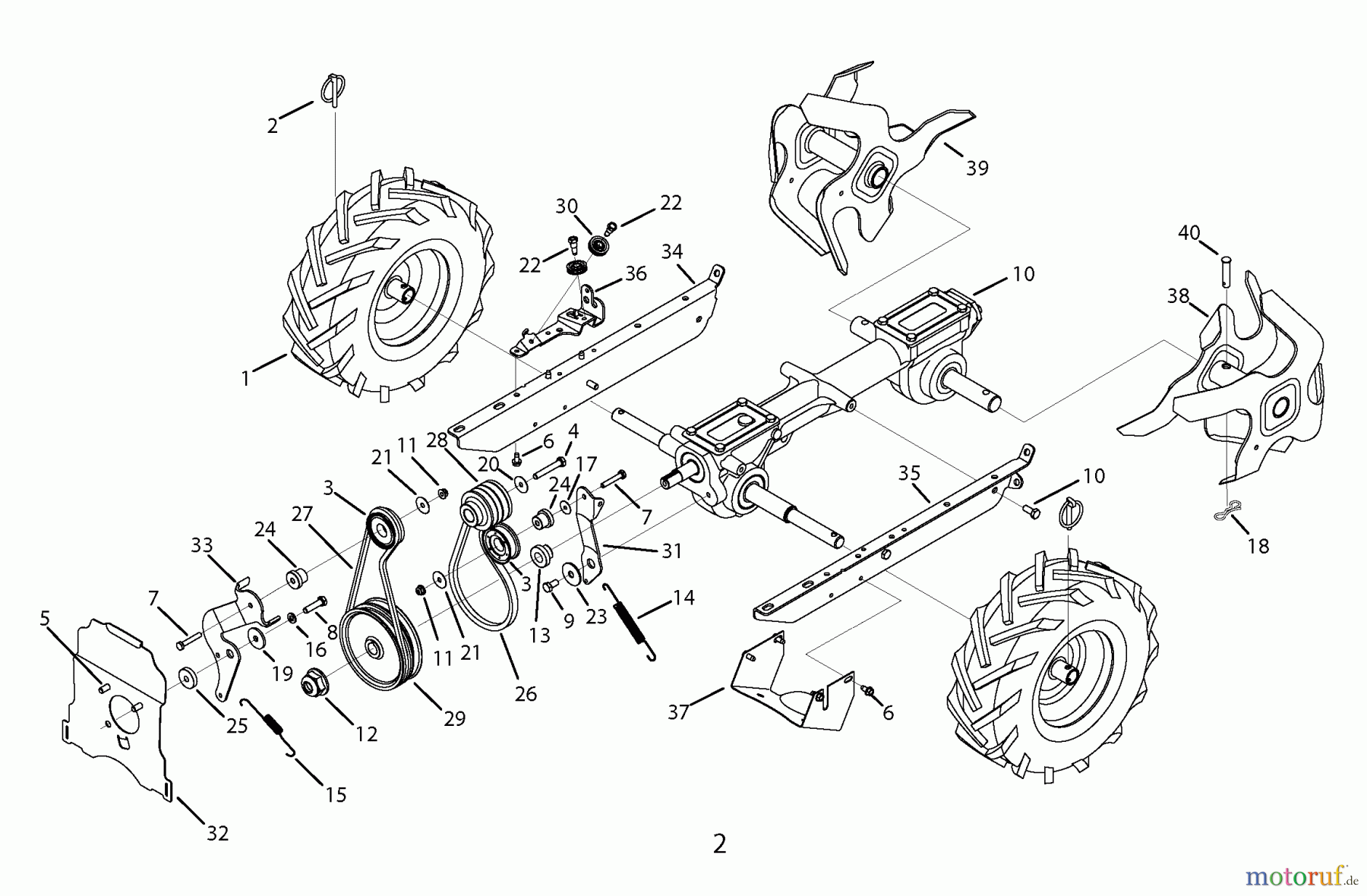 CRAFTSMAN Divers REAR TINE TILLER 247.29930 Seite 3