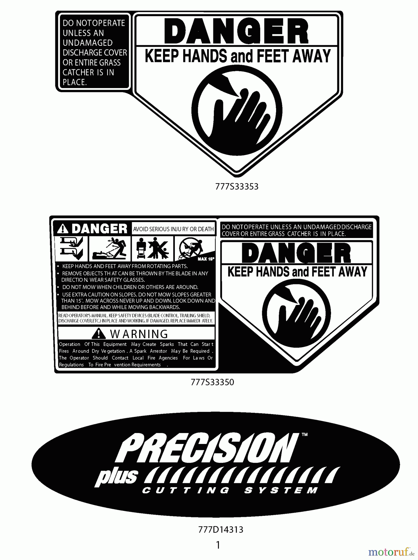 CRAFTSMAN Divers RASENMAHER 247.37037 Seite 1