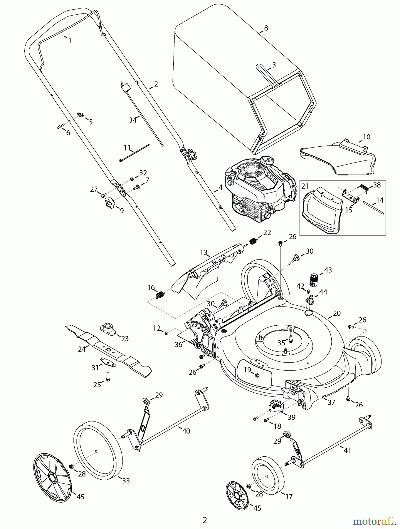  CRAFTSMAN Divers RASENMÄHER 247.372370 Seite 2