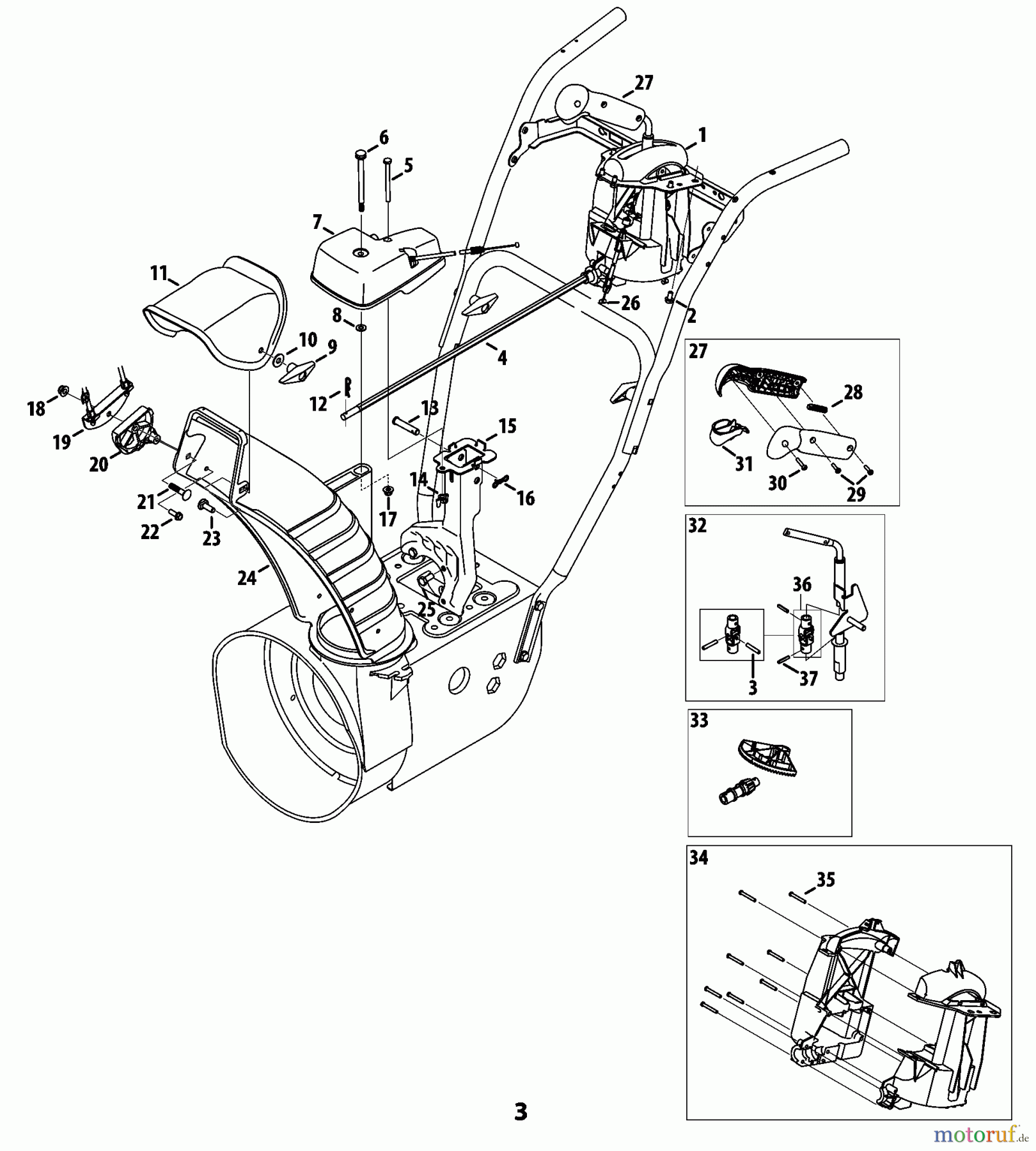 CRAFTSMAN Divers SNOWTHROWER 247.886914 Seite 2