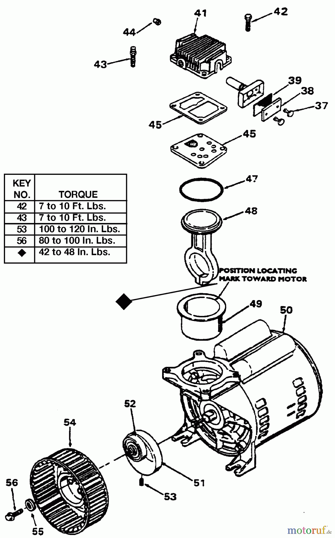 OEM Black und Decker Divers A 3.5HP 20G HP PL 1STG 12 RA350E20AD Seite 2