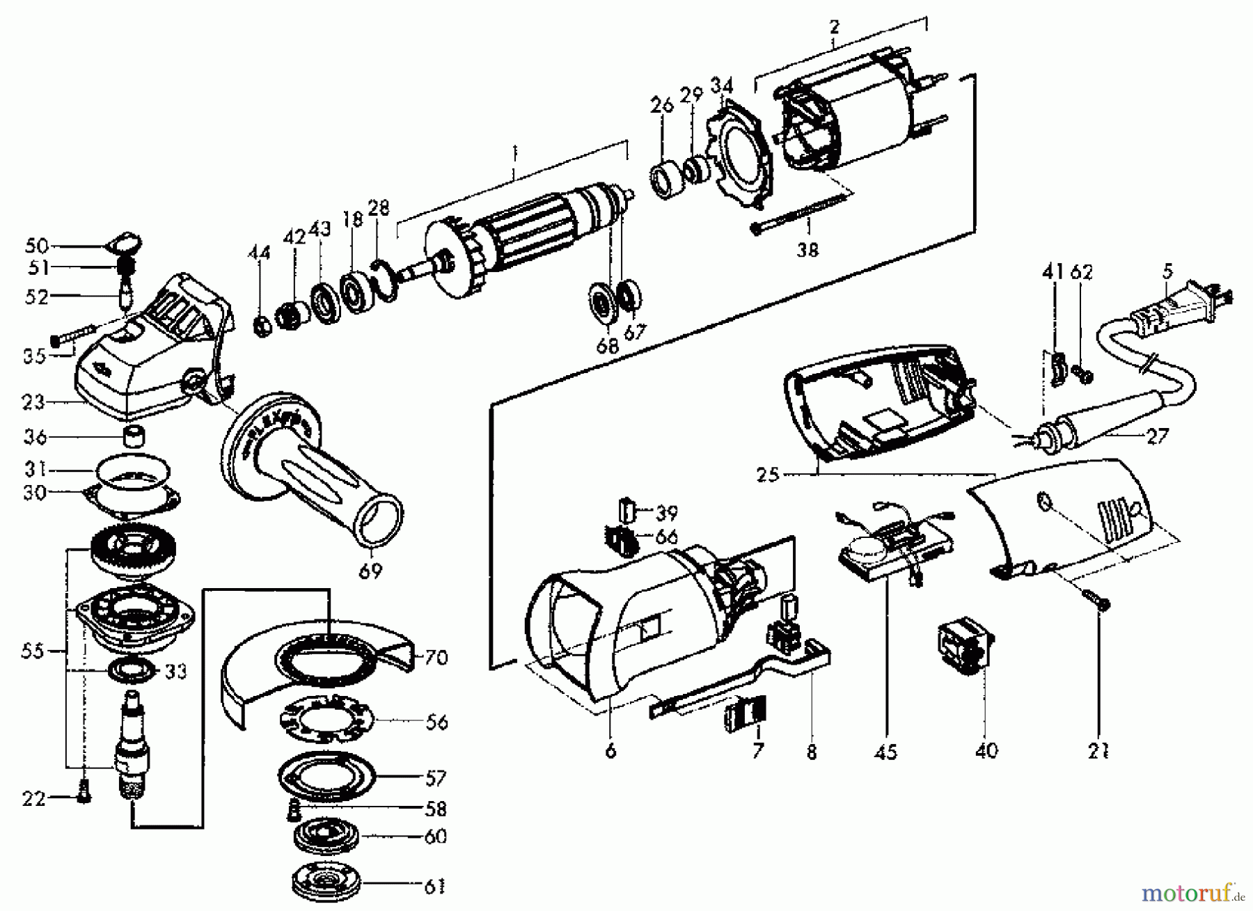  OEM Black und Decker Divers VAR SPEED GRINDER L3410VR Seite 1