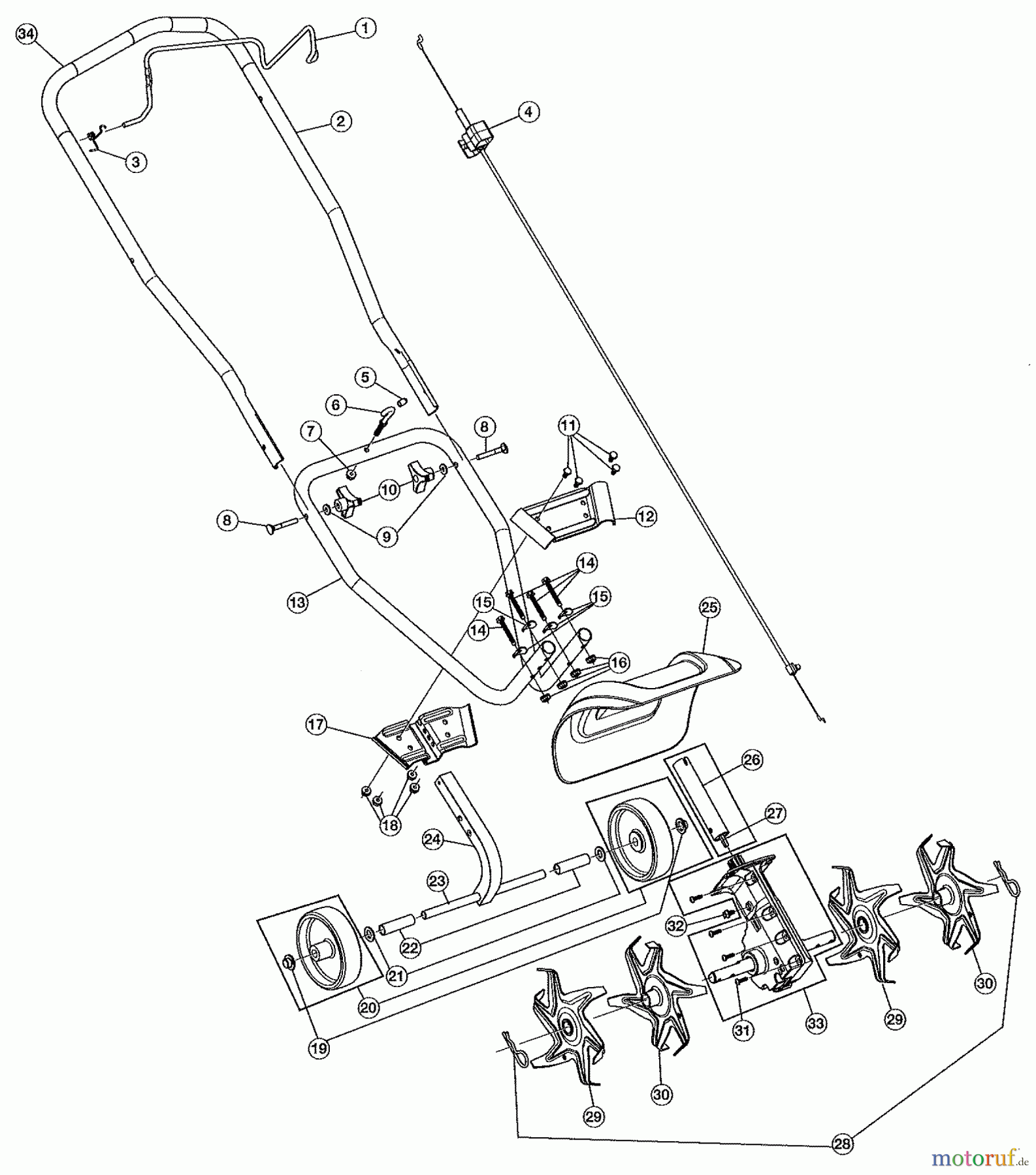 CRAFTSMAN Divers MINI TILLER 316.240320 Seite 2