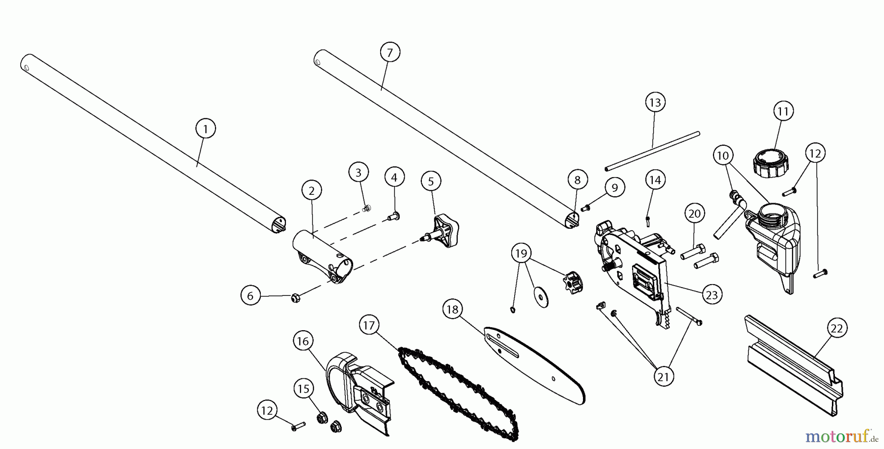 CRAFTSMAN Divers POLE SAW ATTACHMENT 316.792460 Seite 1